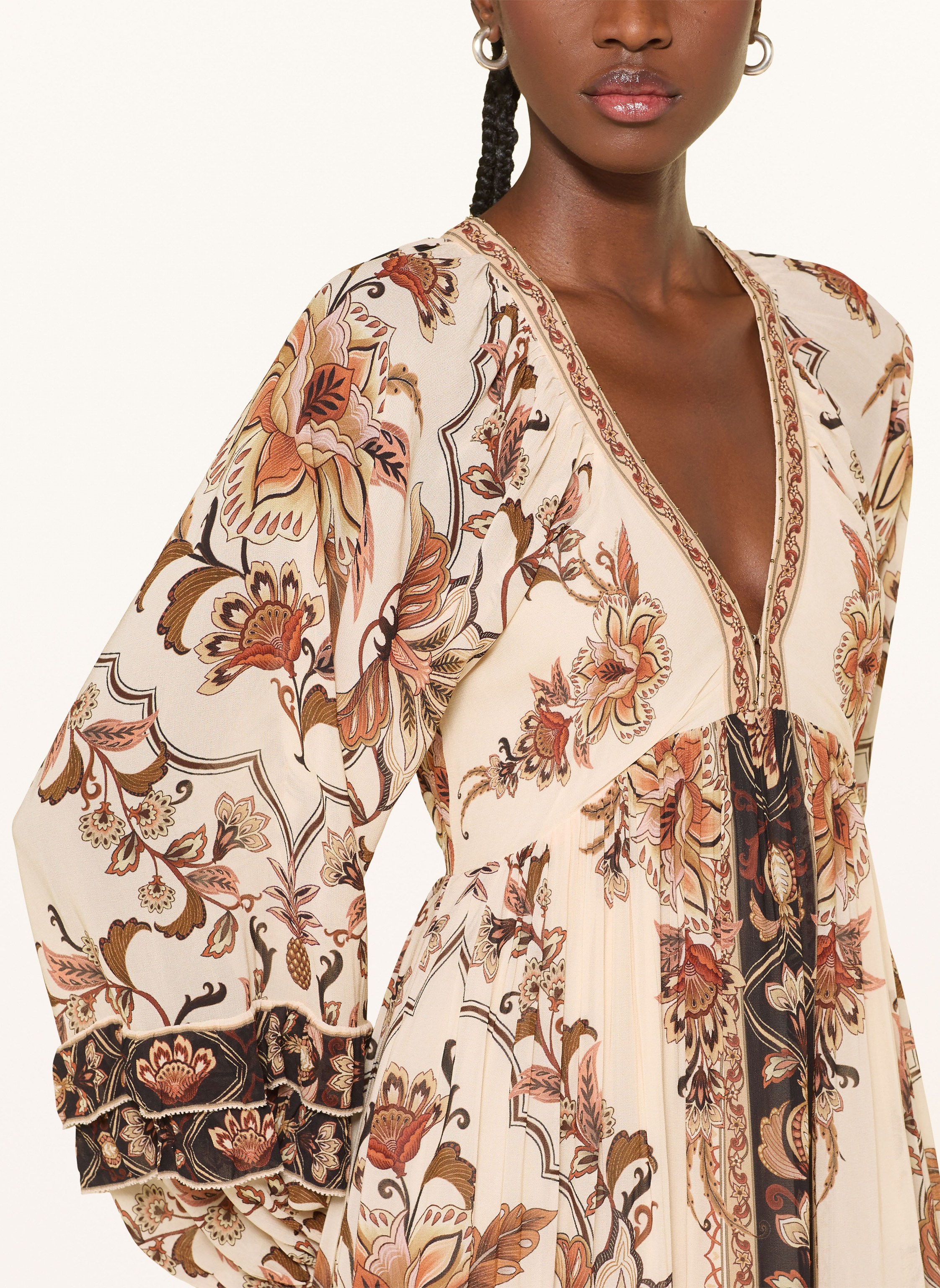 Thumbnail - Farm Rio Kleid Majestic Garden beige