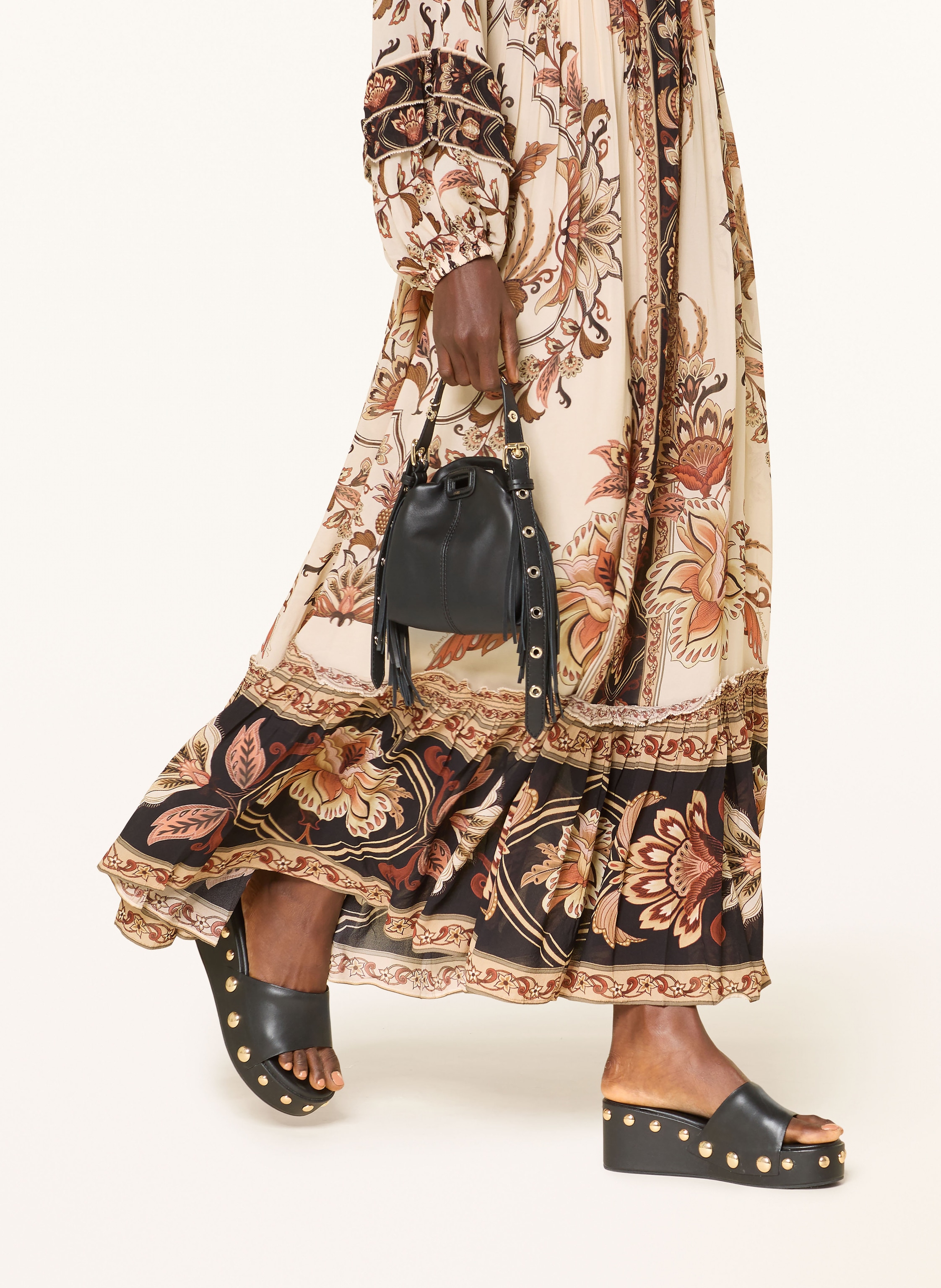 Thumbnail - Farm Rio Kleid Majestic Garden beige