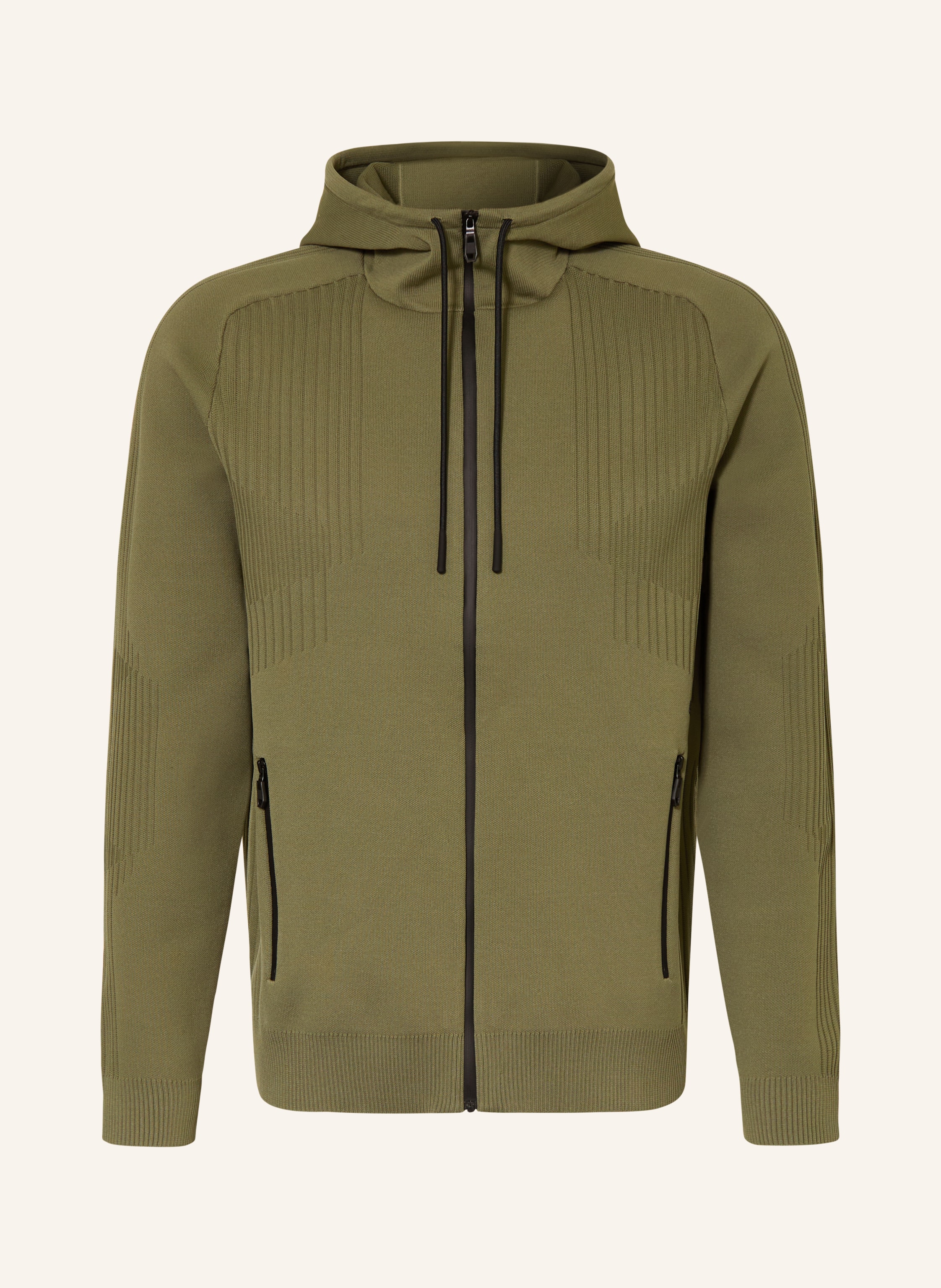 Boss Sweatjacke Active Push gruen
