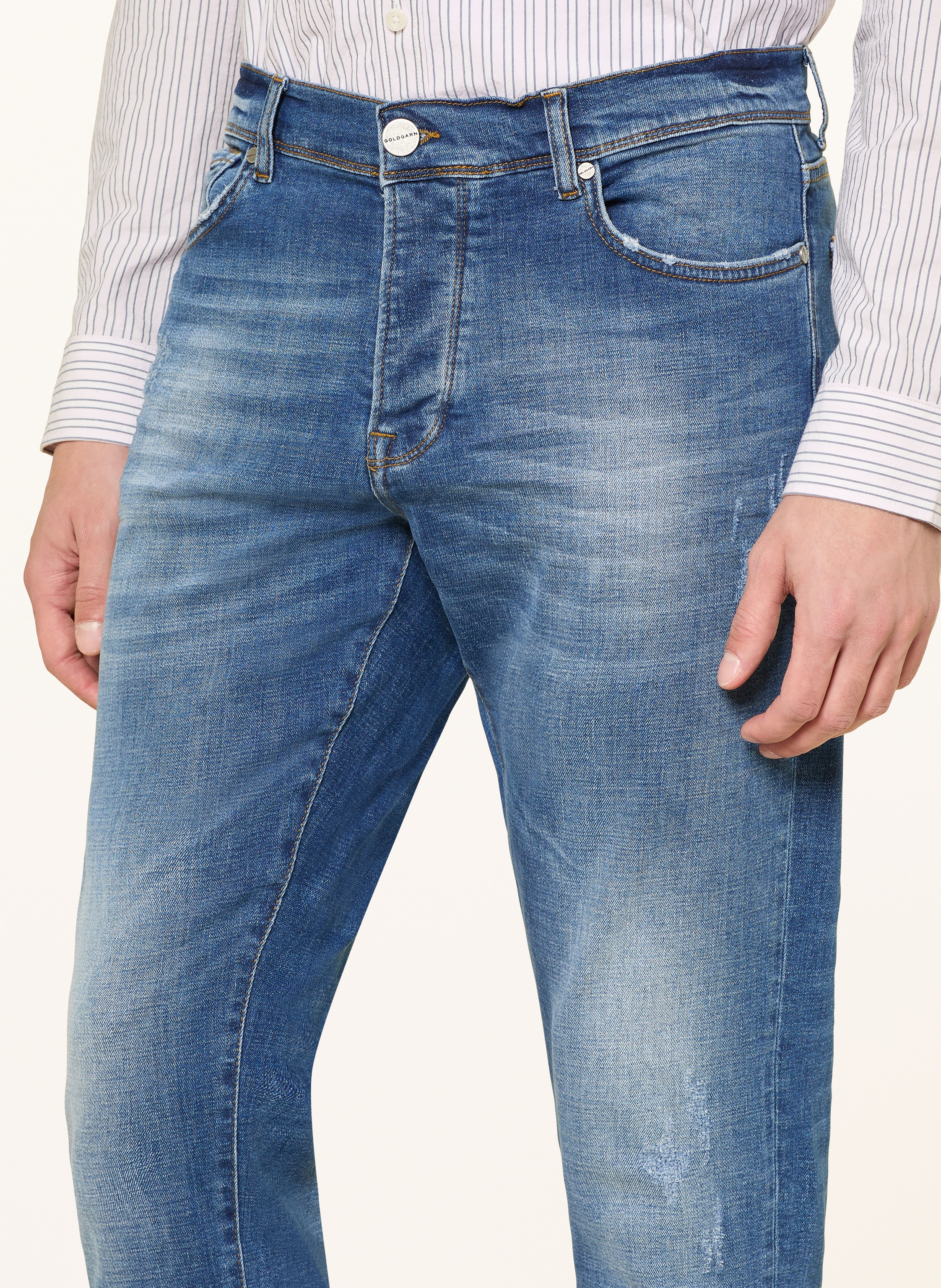 Thumbnail - Goldgarn Denim Jeans Rheinau Relaxed Fit blau
