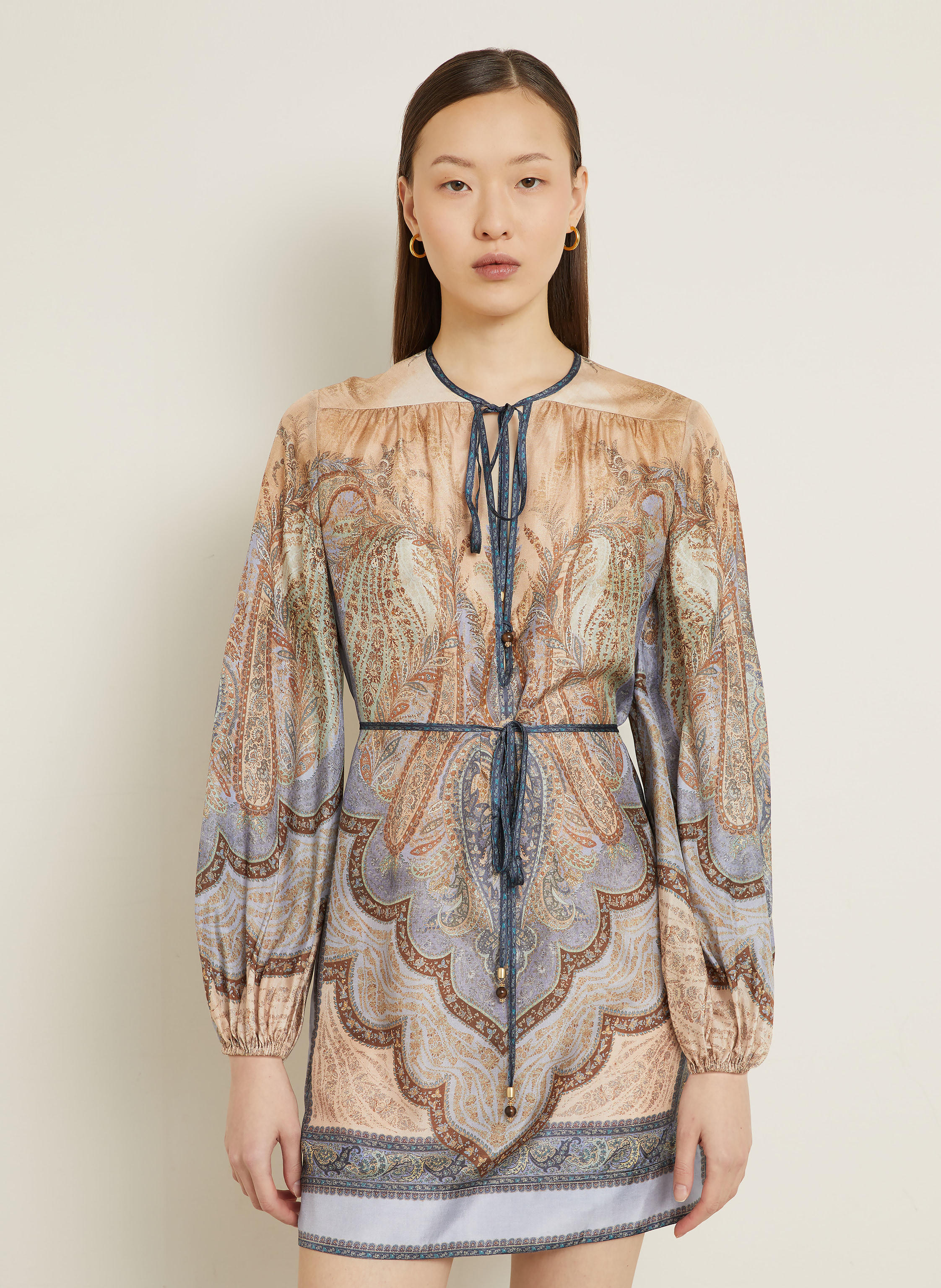 Thumbnail - Zimmermann Strandkleid Wanderlust blau