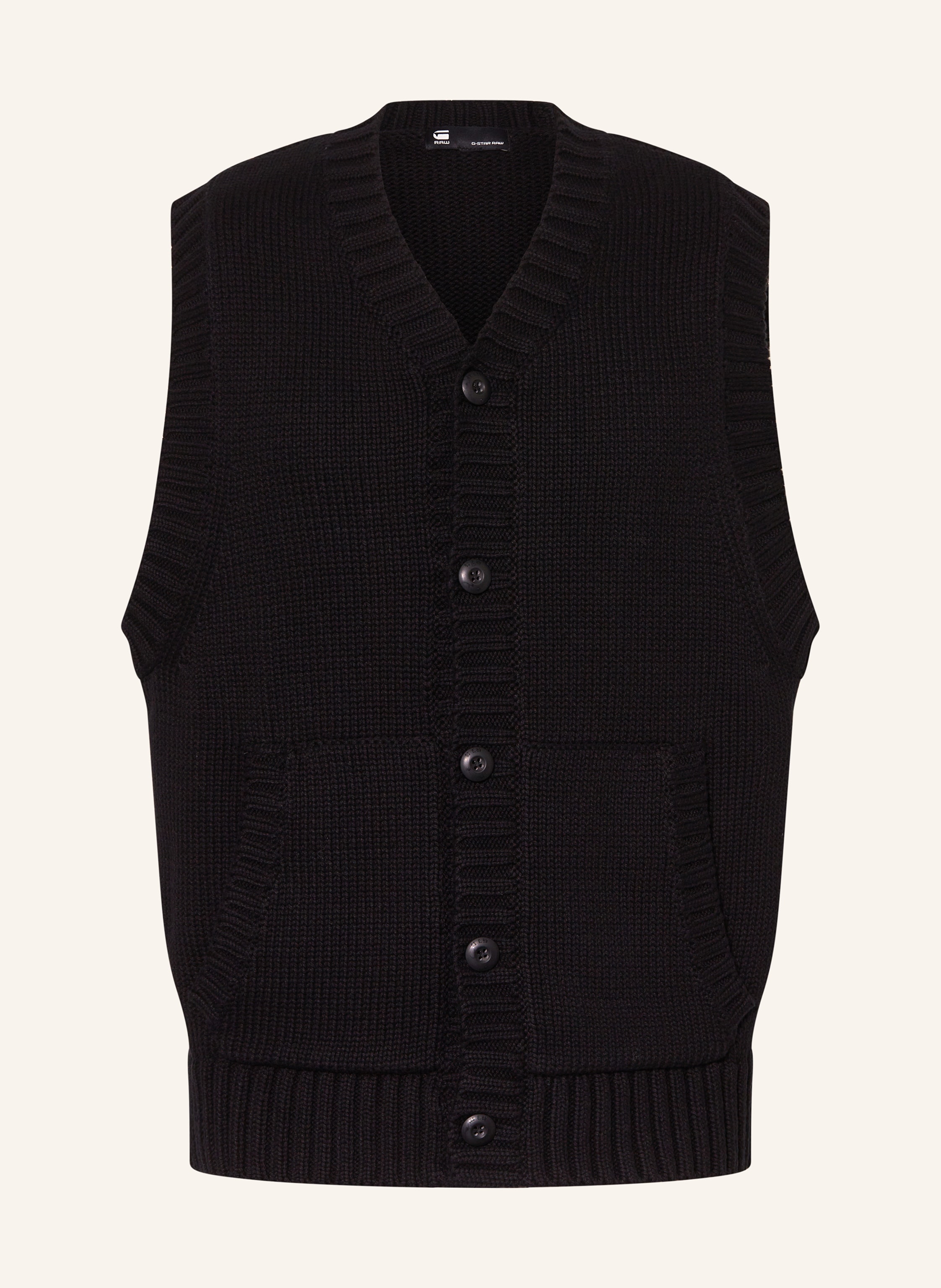 G-Star Strickweste schwarz