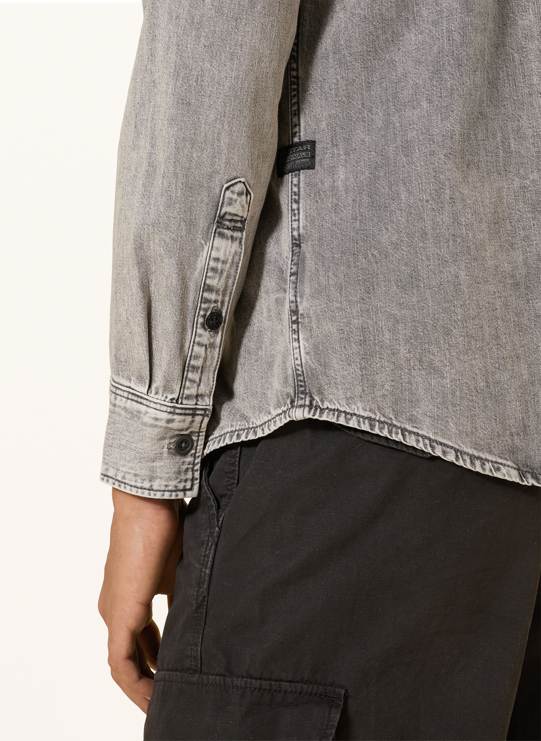 Thumbnail - G-Star Jeanshemd Slim Fit grau