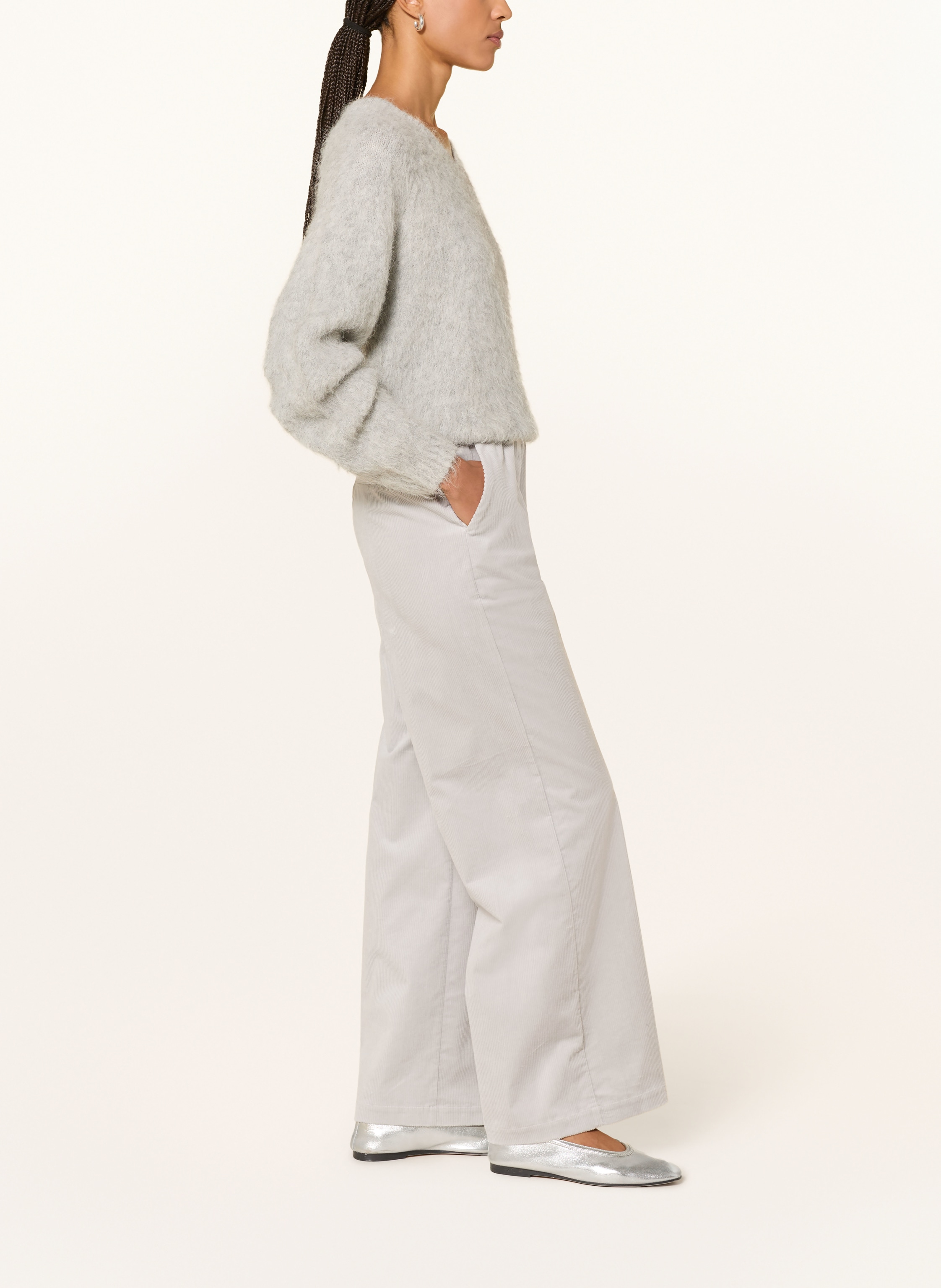 Thumbnail - Opus Pants Cordhose Mucia grau