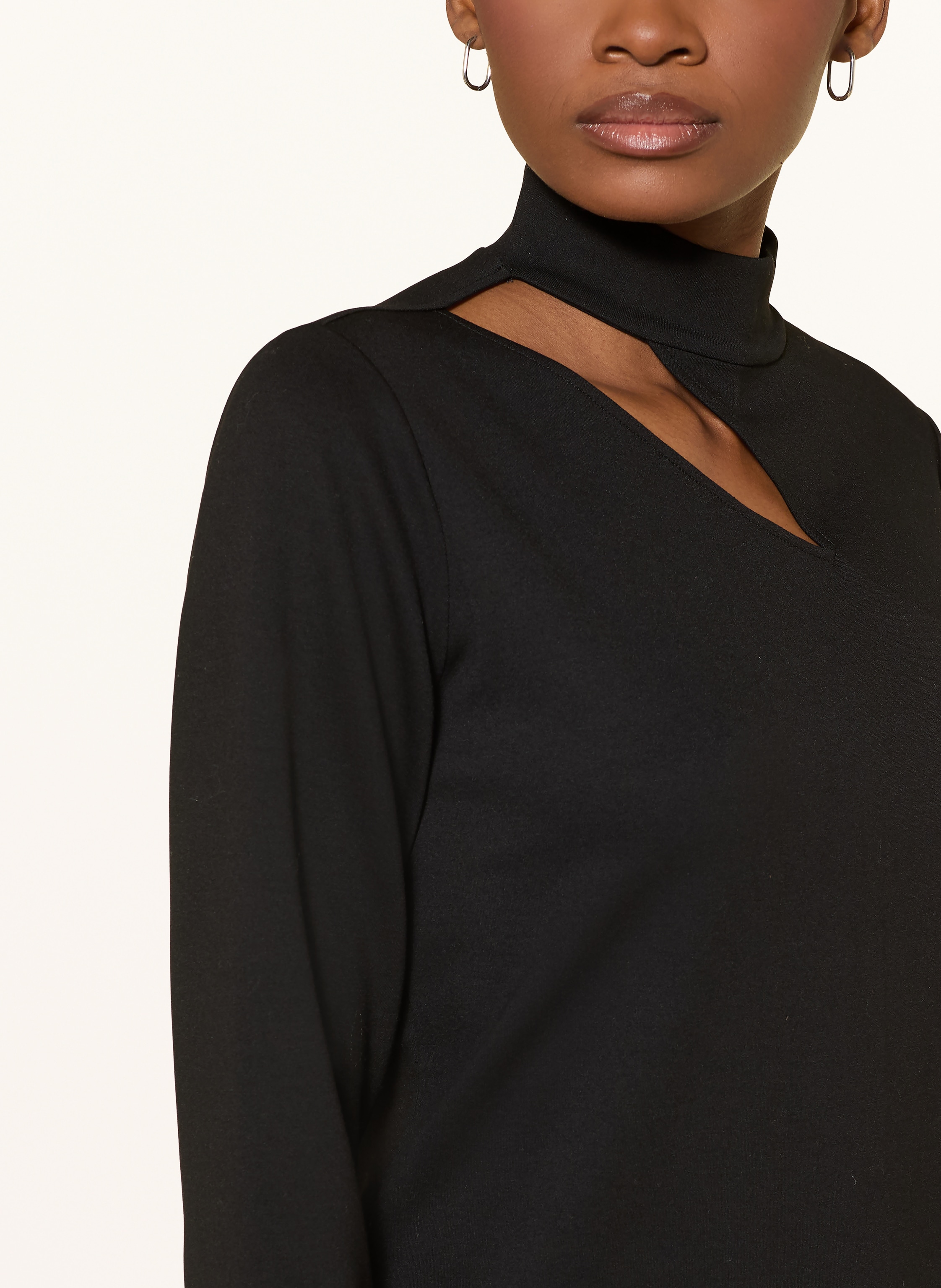 Thumbnail - Monari Longsleeve Mit Cut-Out schwarz