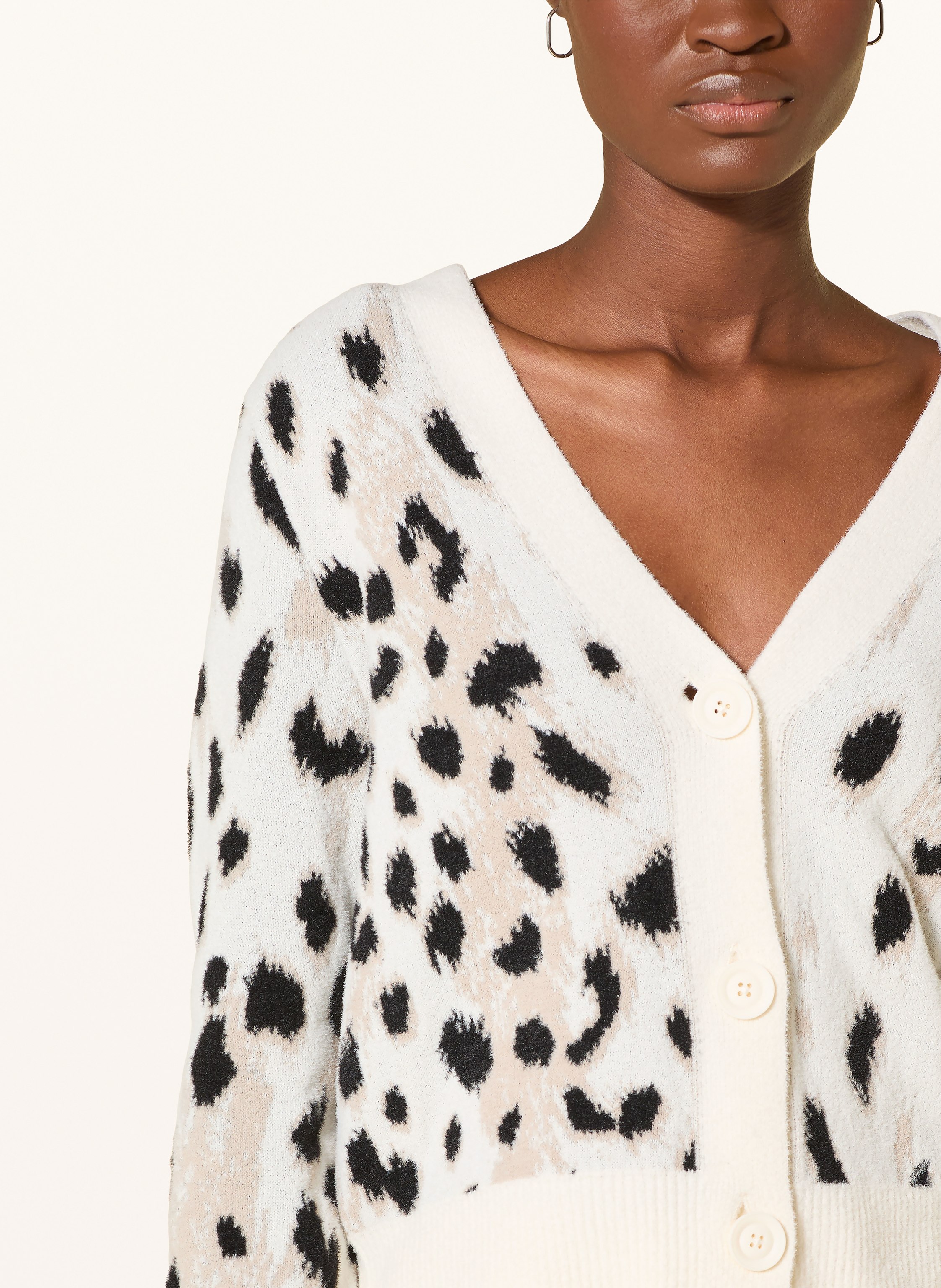 Thumbnail - Monari Strickjacke weiss