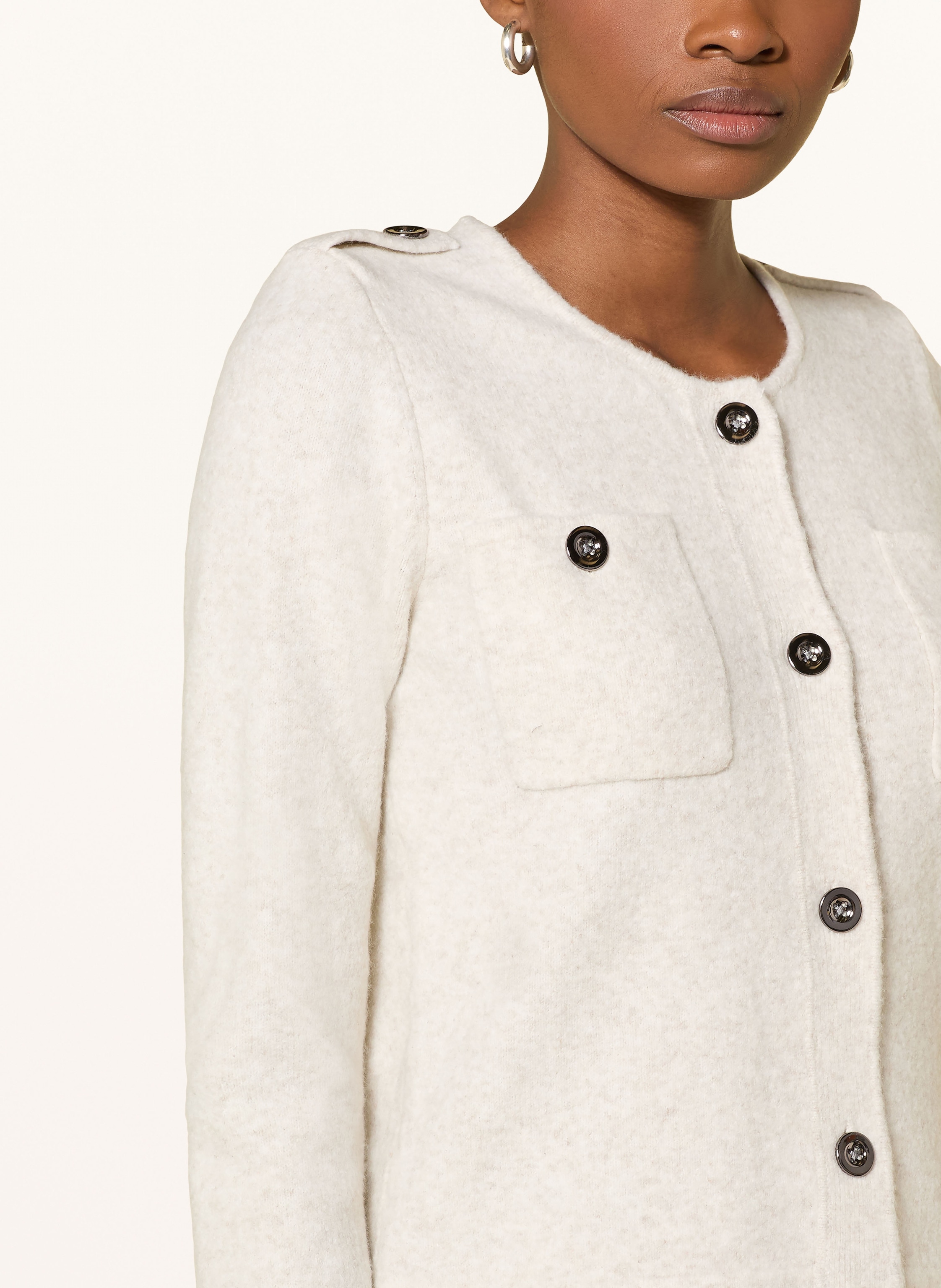 Thumbnail - Monari Strickjacke weiss