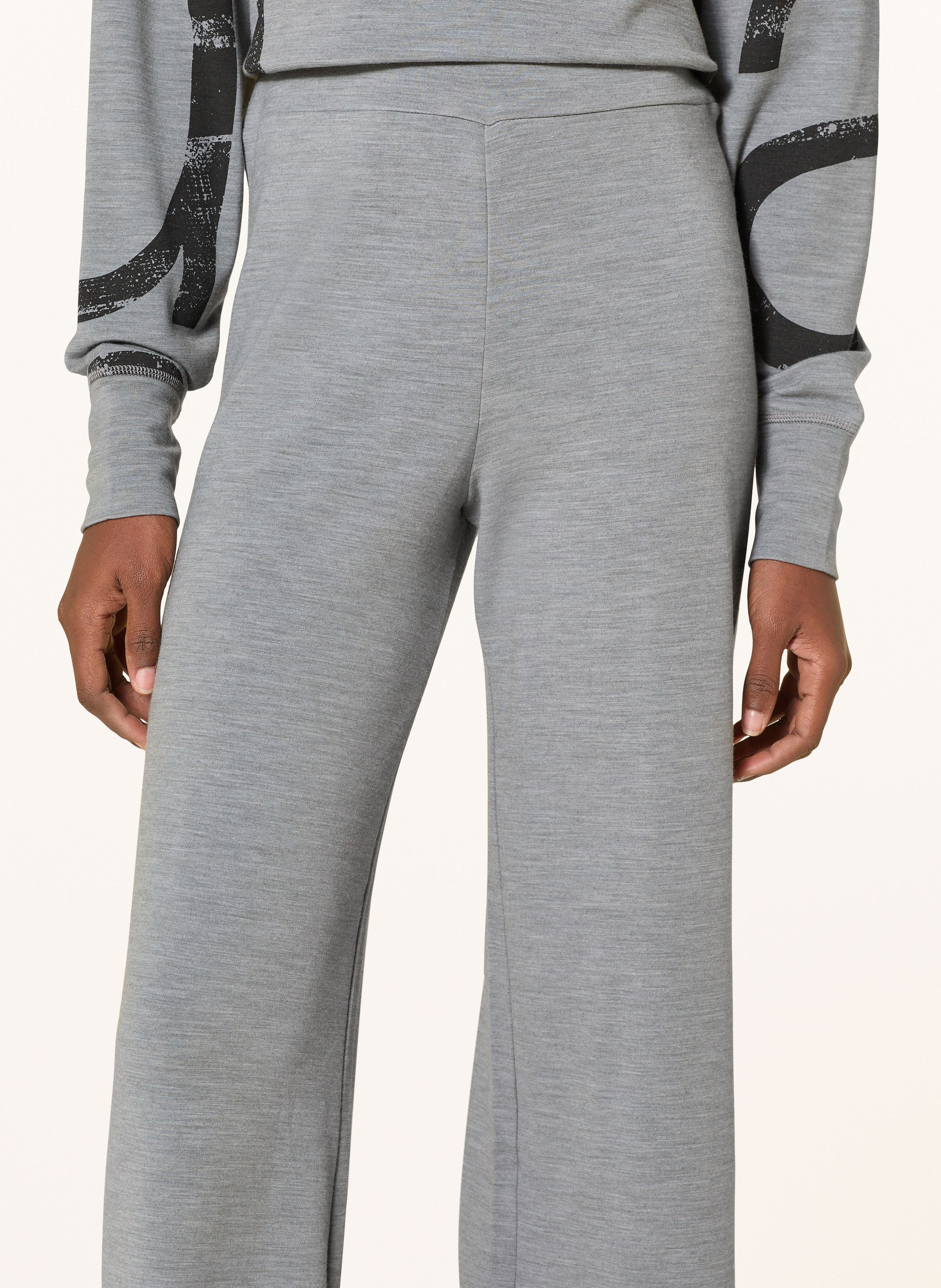 Thumbnail - Super.Natural Leggings Comfy Culotte Mit Merinowolle grau