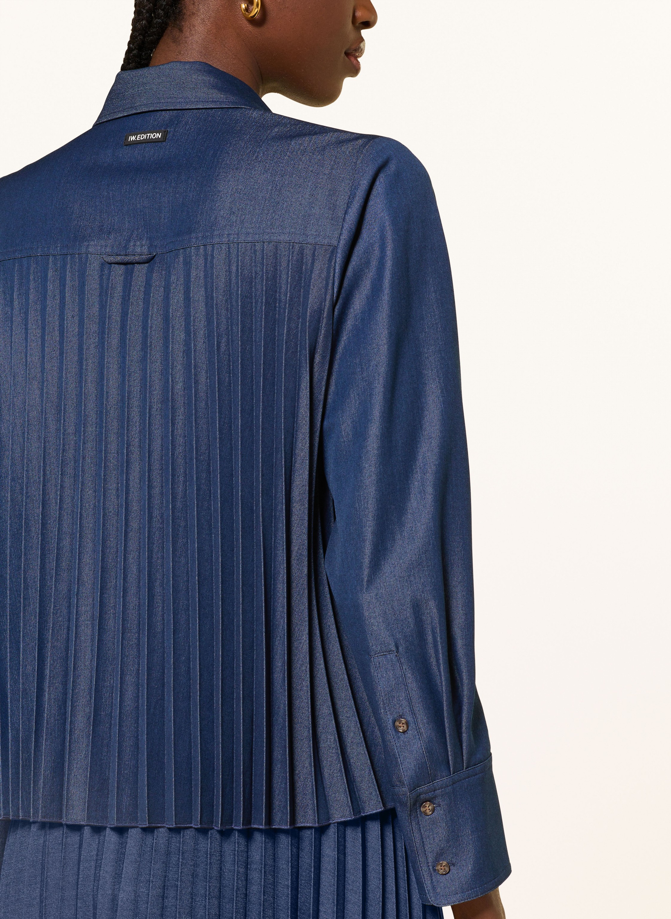 Thumbnail - Inwear Hemdbluse Cherrieiw Mit Plissees blau