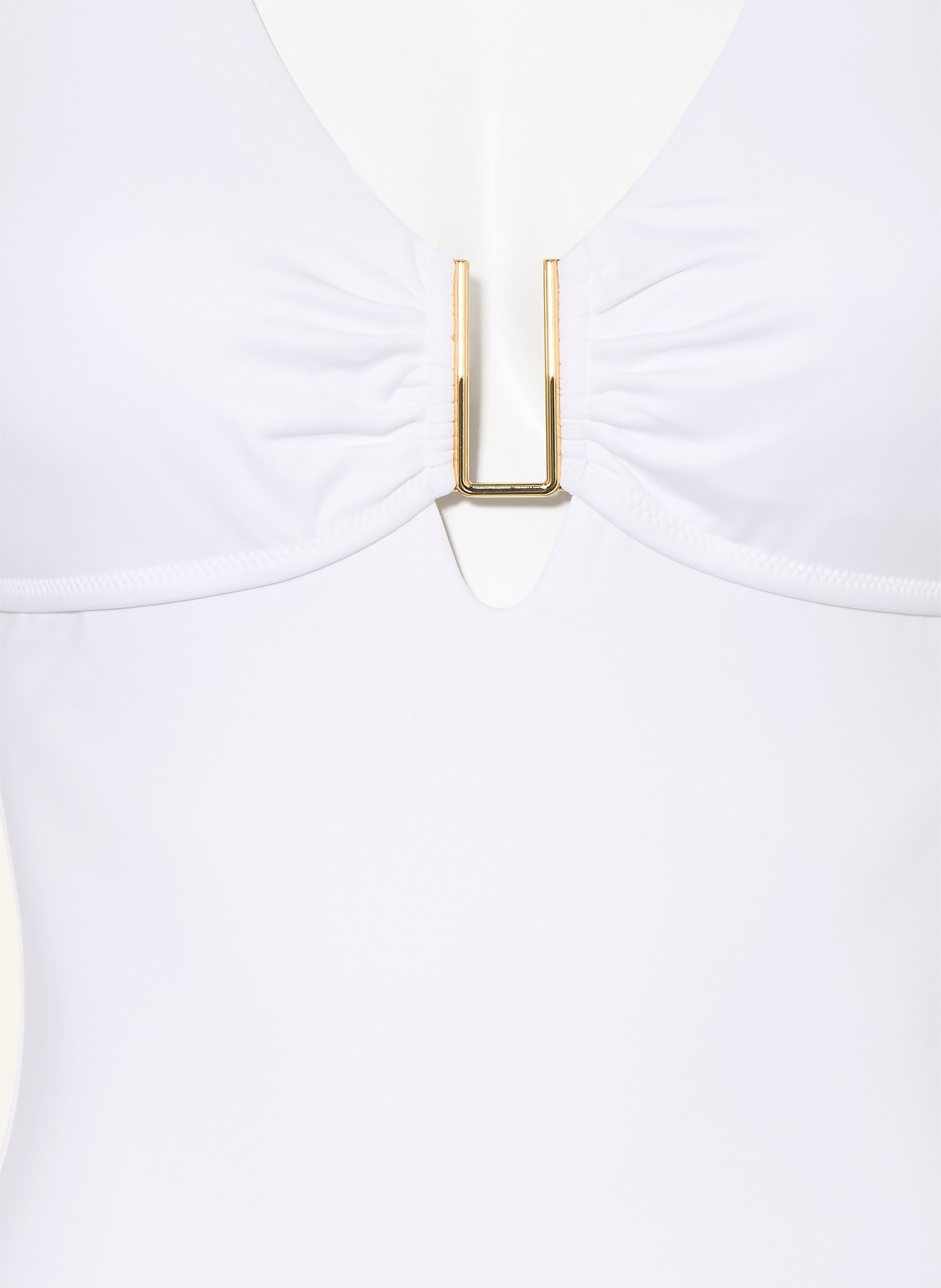 Thumbnail - Melissa Odabash Neckholder-Badeanzug Tampa weiss