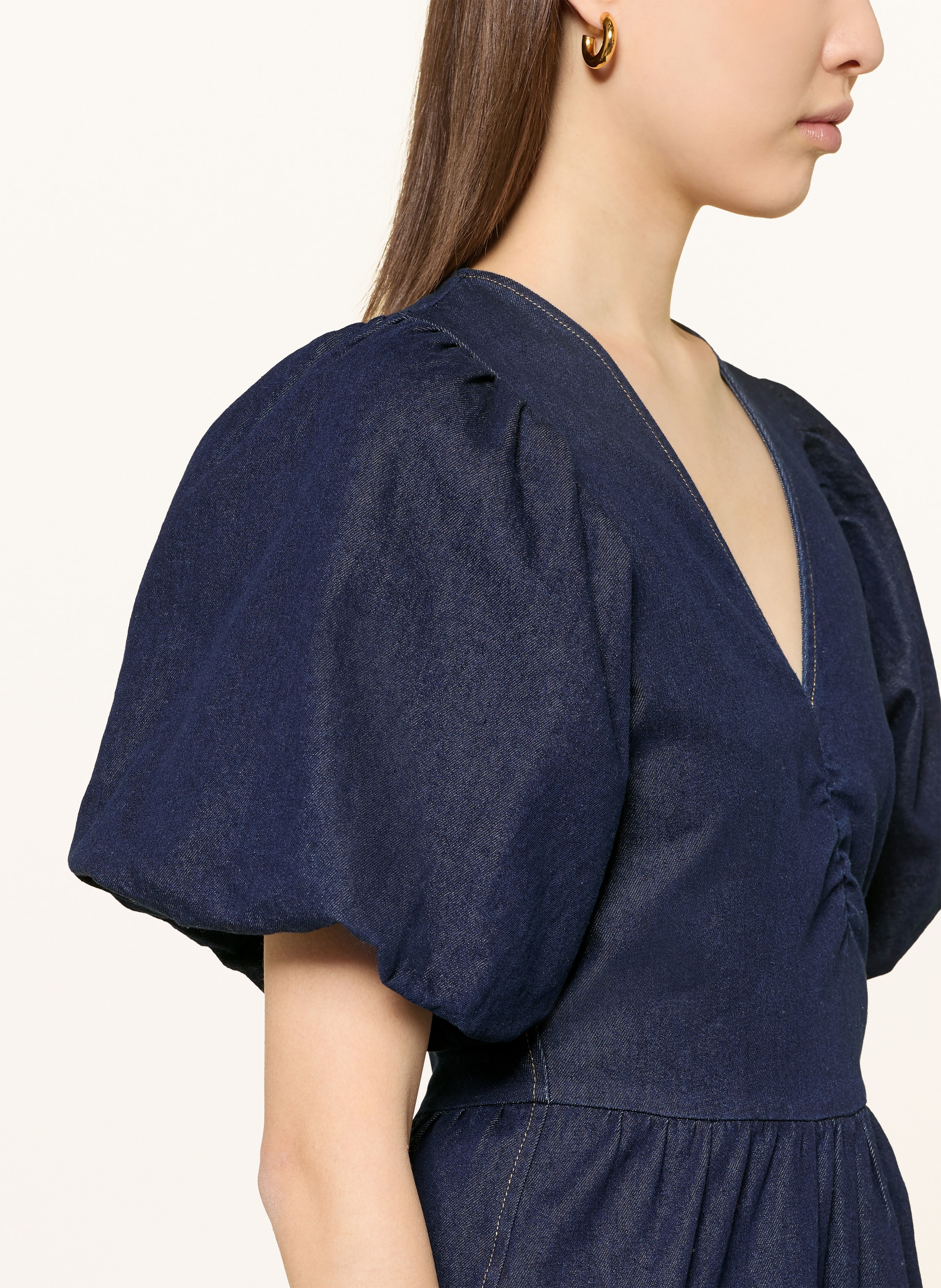 Thumbnail - Mrs & Hugs Jeanskleid blau