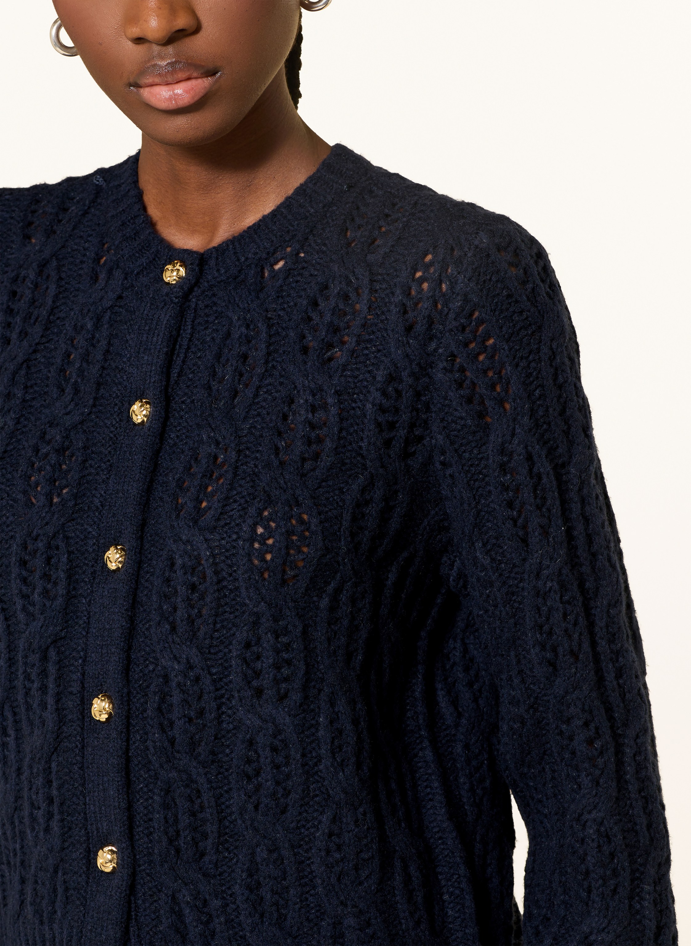 Thumbnail - Frame Strickjacke blau