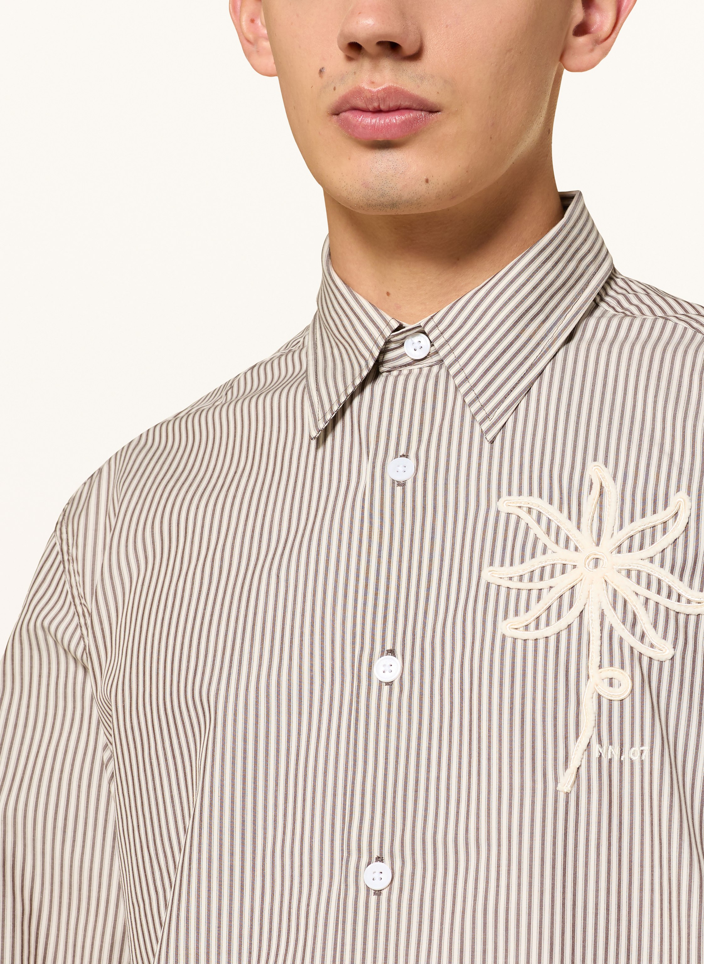 Thumbnail - Nn.07 Hemd Quinsy Regular Fit braun