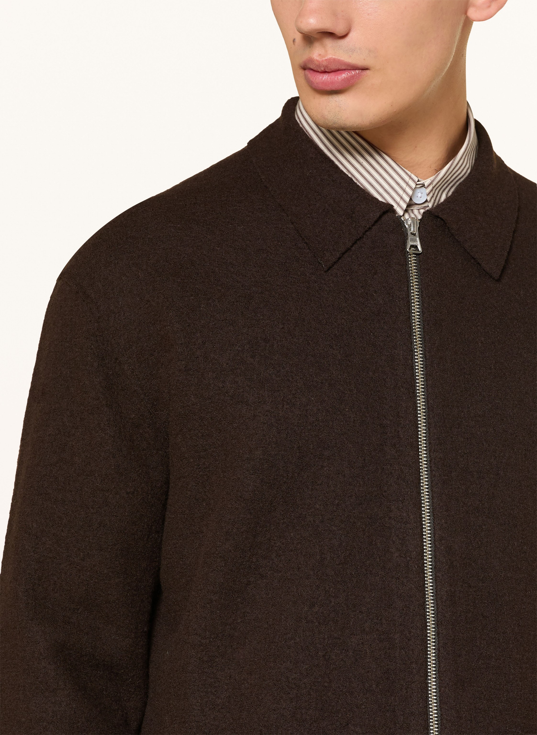 Thumbnail - Nn.07 Strickjacke Jonas braun