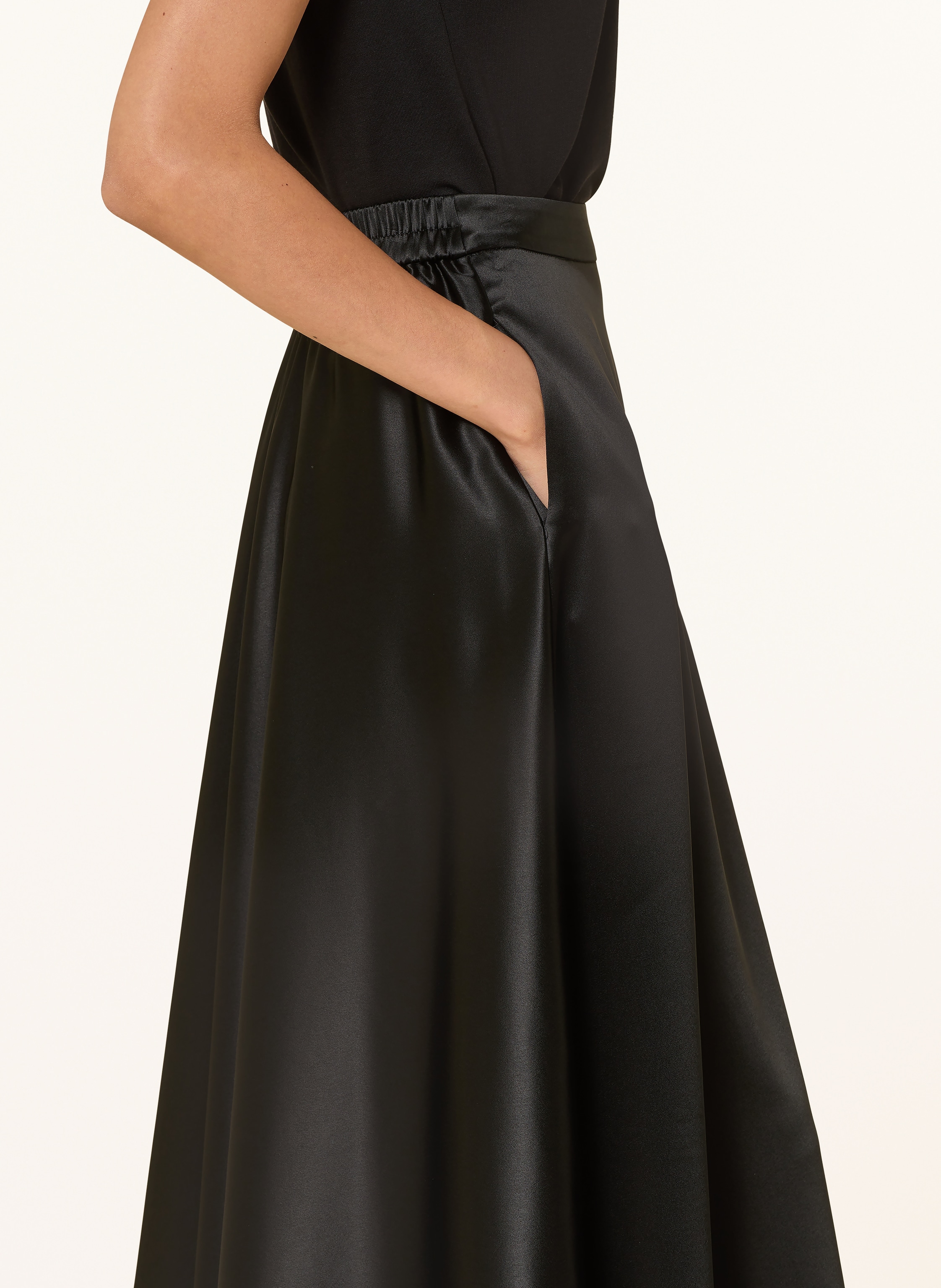 Thumbnail - Herzen's Angelegenheit Satinrock schwarz