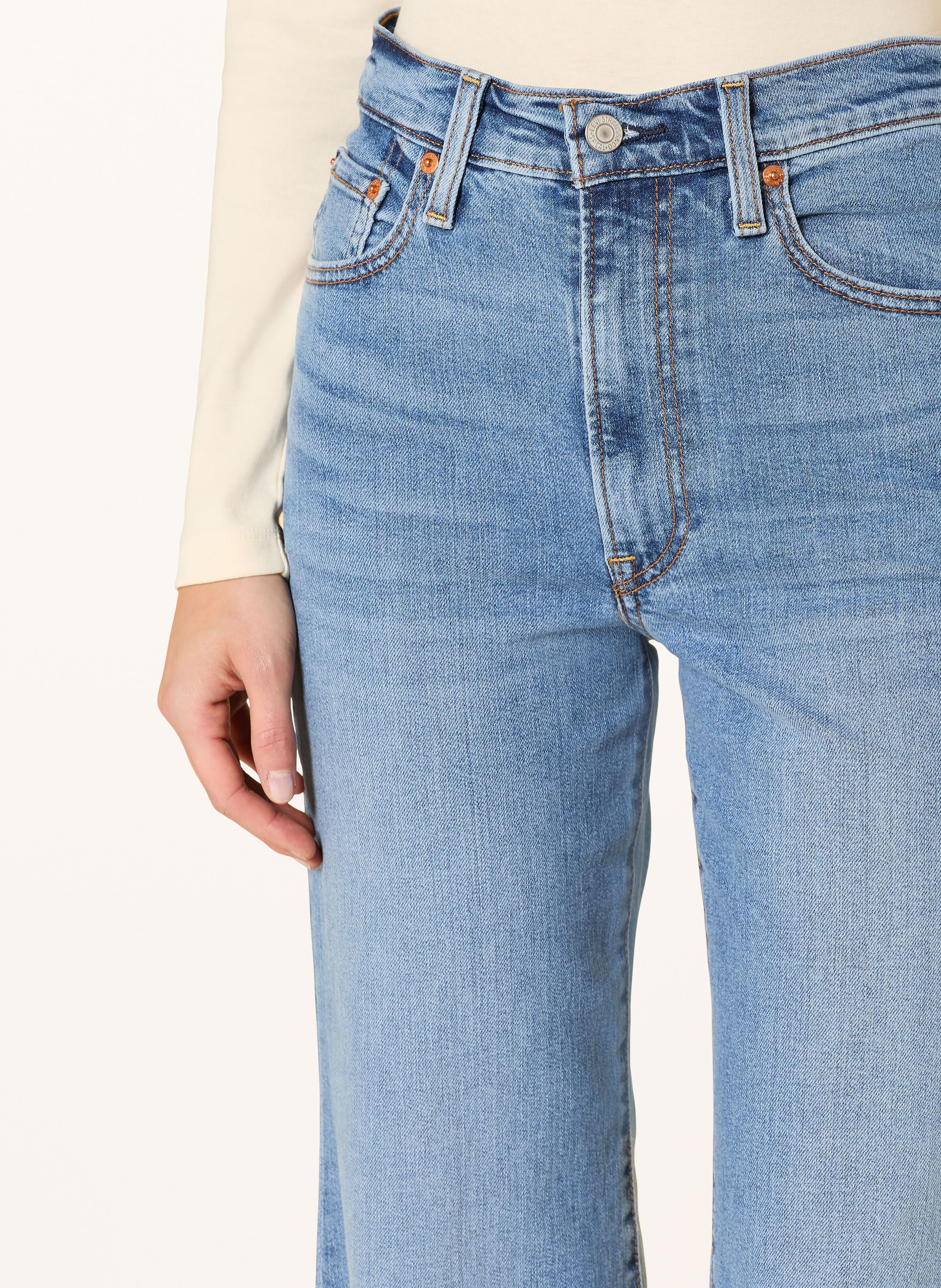 Thumbnail - Levi's® Straight Jeans Ribcage Bells blau