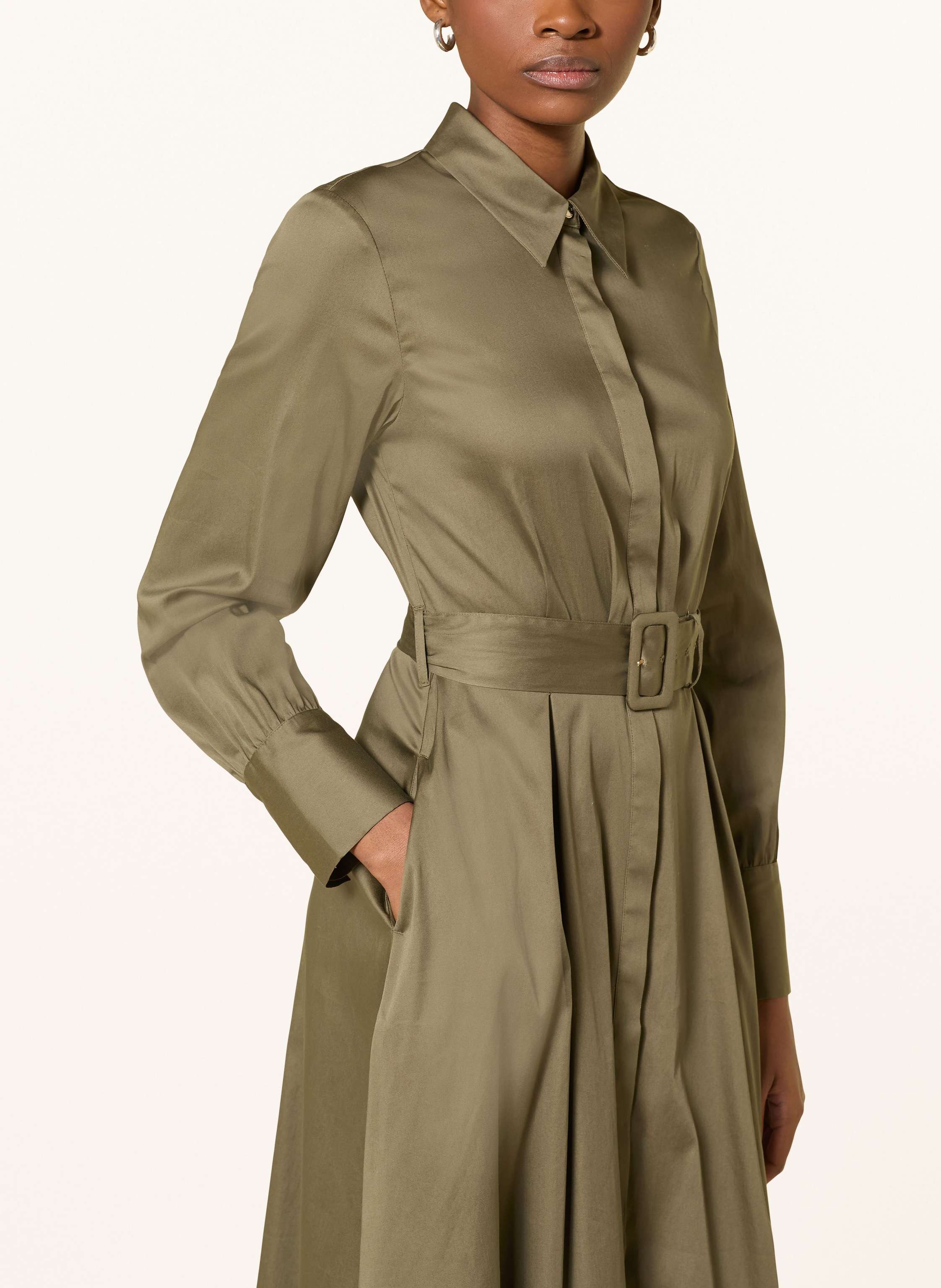 Thumbnail - Comma Hemdblusenkleid gruen