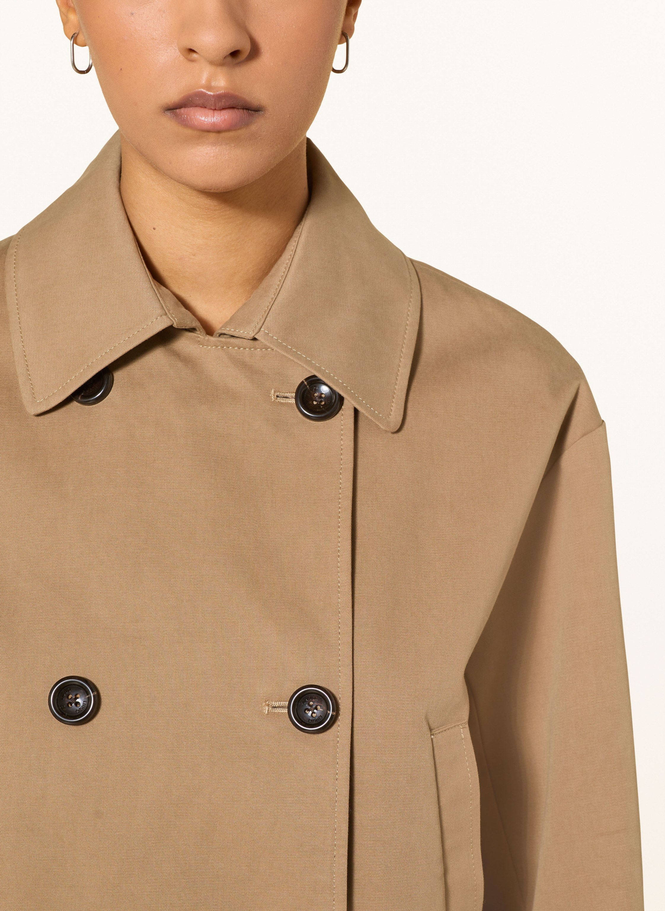 Thumbnail - Liu Jo Trench-Jacke beige