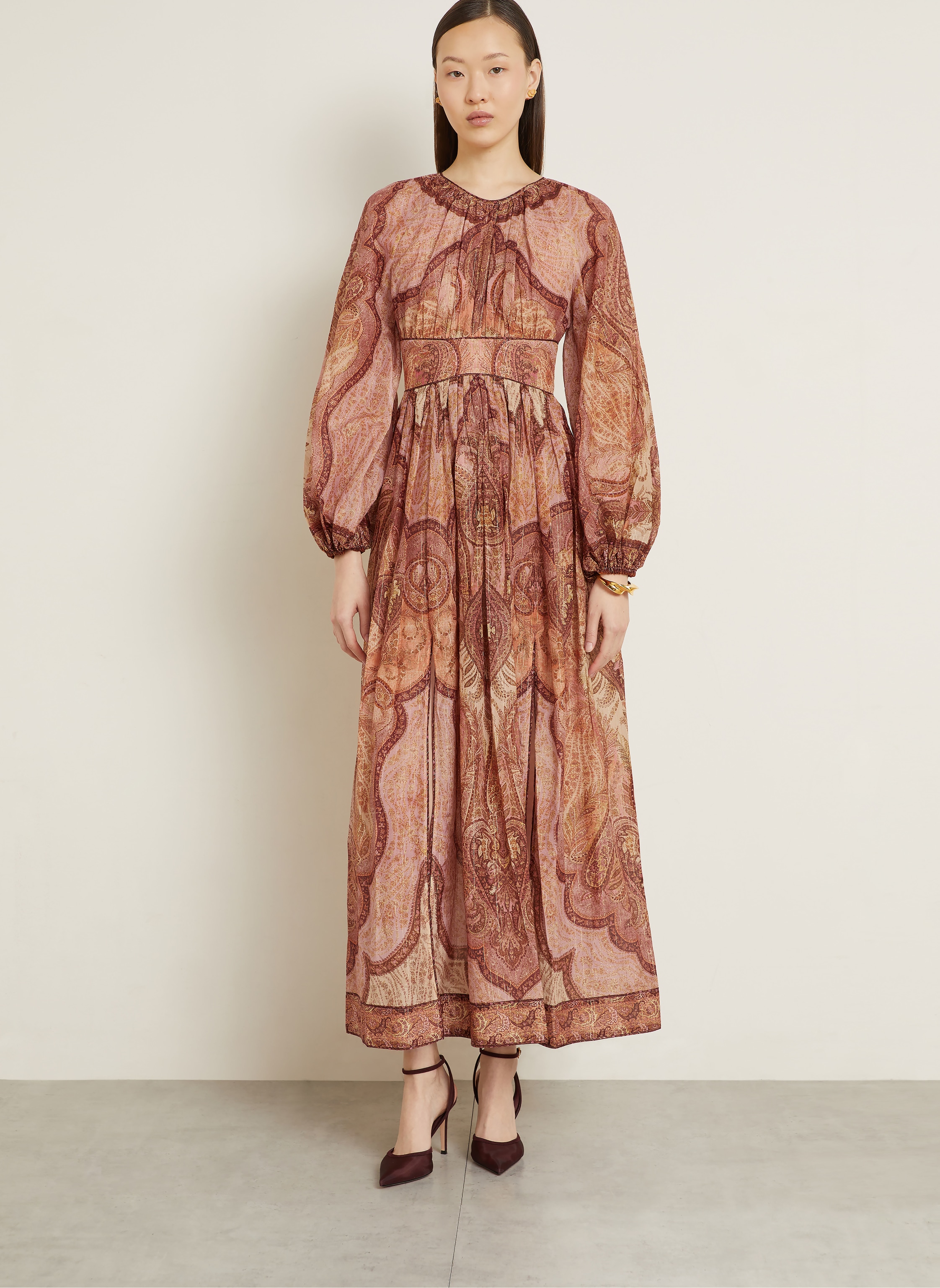 Thumbnail - Zimmermann Kleid Wanderlust rot