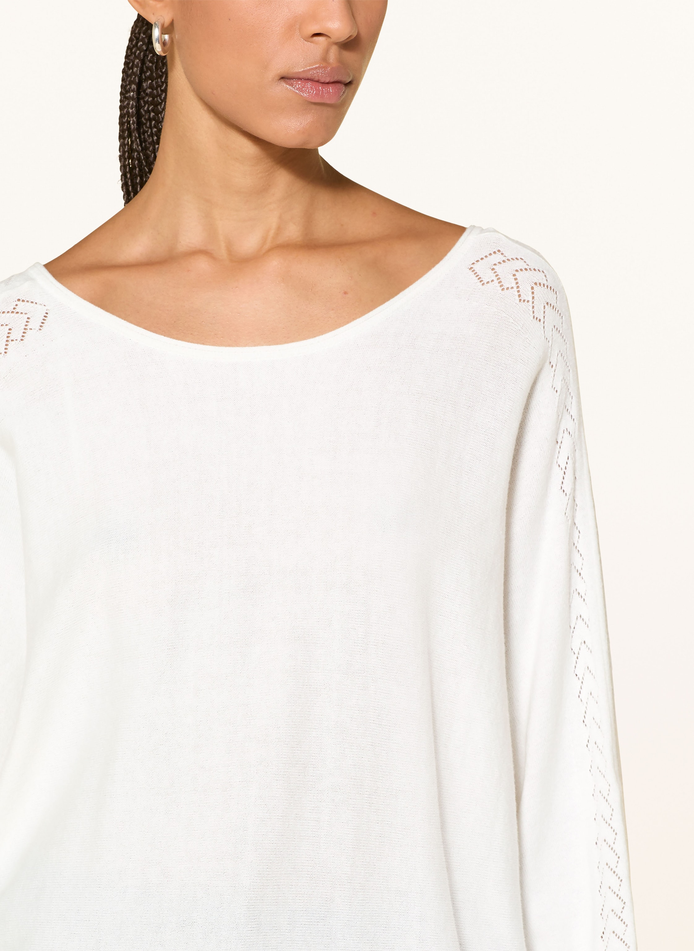 Thumbnail - S.Oliver Black Label Pullover Mit 3/4-Arm weiss