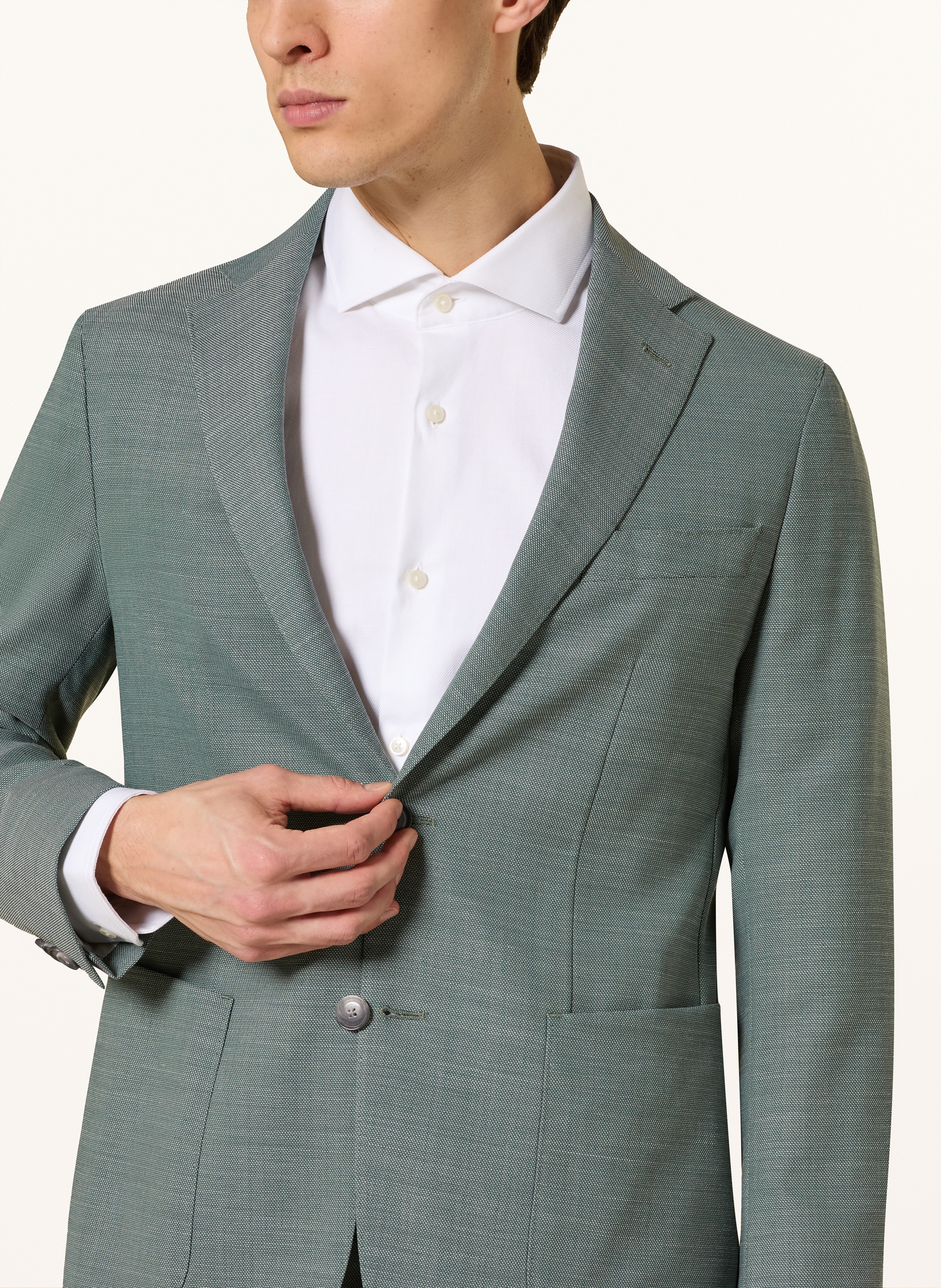 Thumbnail - Boss Anzugsakko Hanry Extra Slim Fit gruen