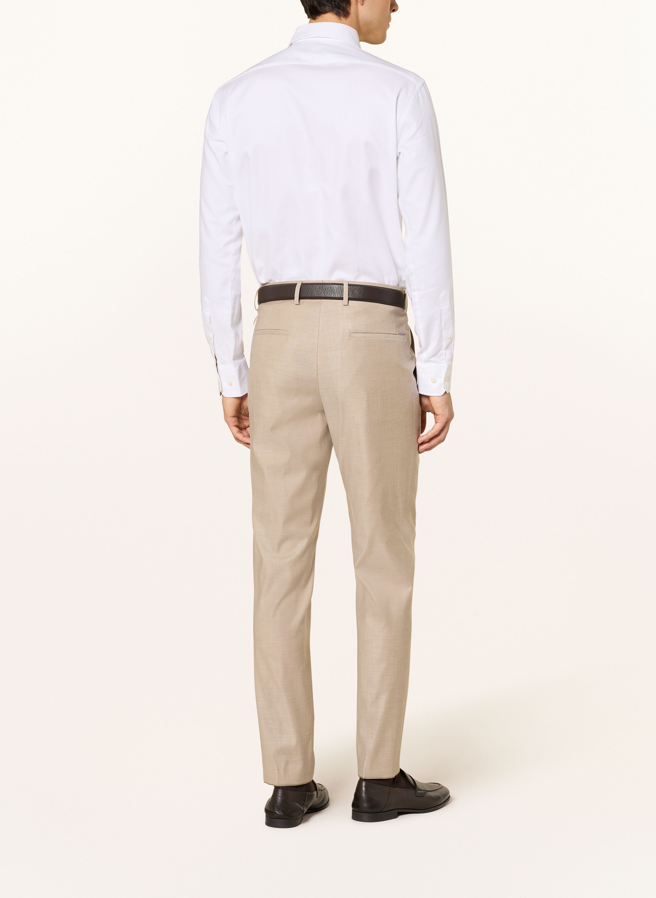 Thumbnail - Boss Anzughose Genius Slim Fit beige