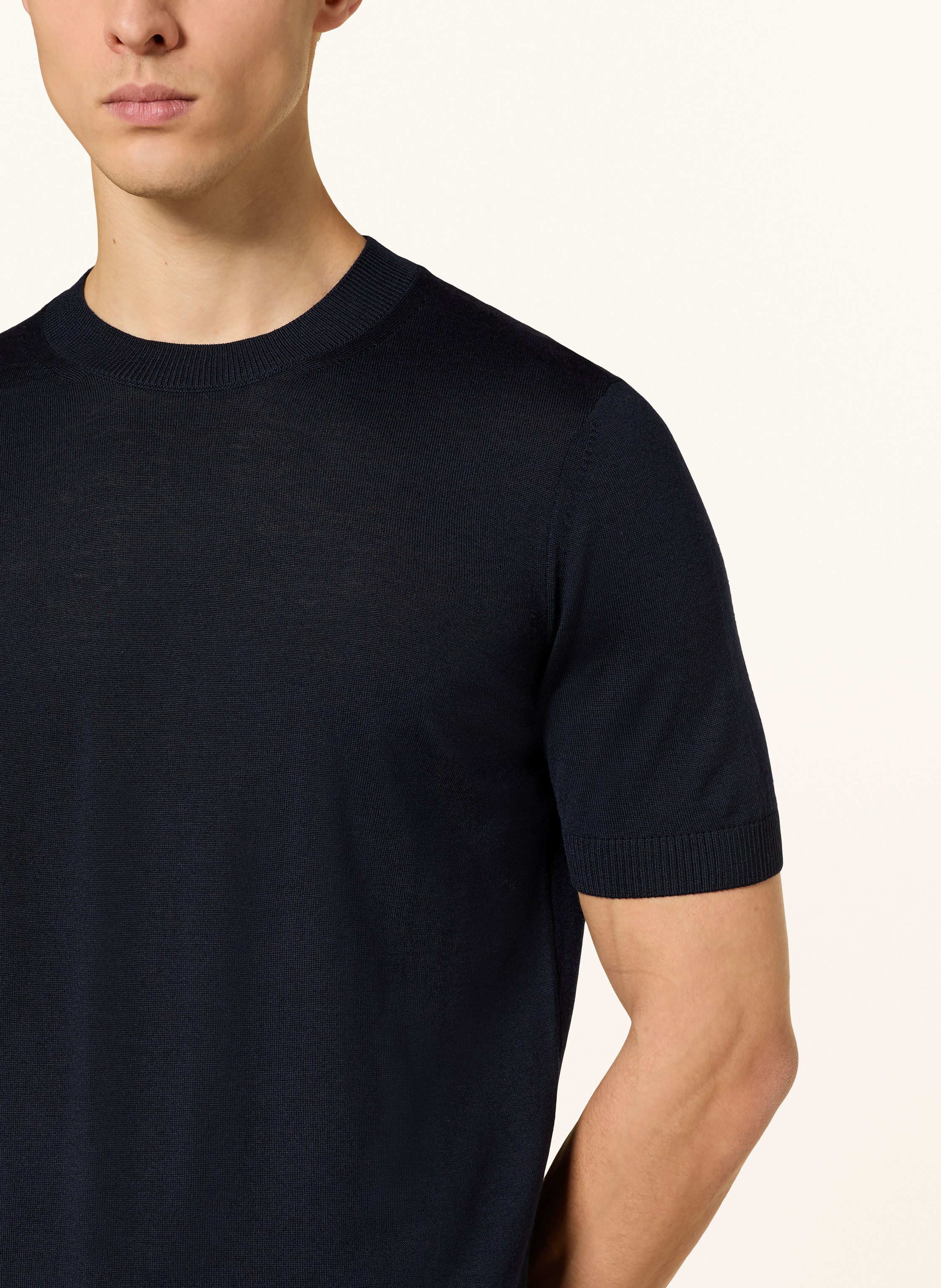 Thumbnail - Boss Strickshirt Umauro blau