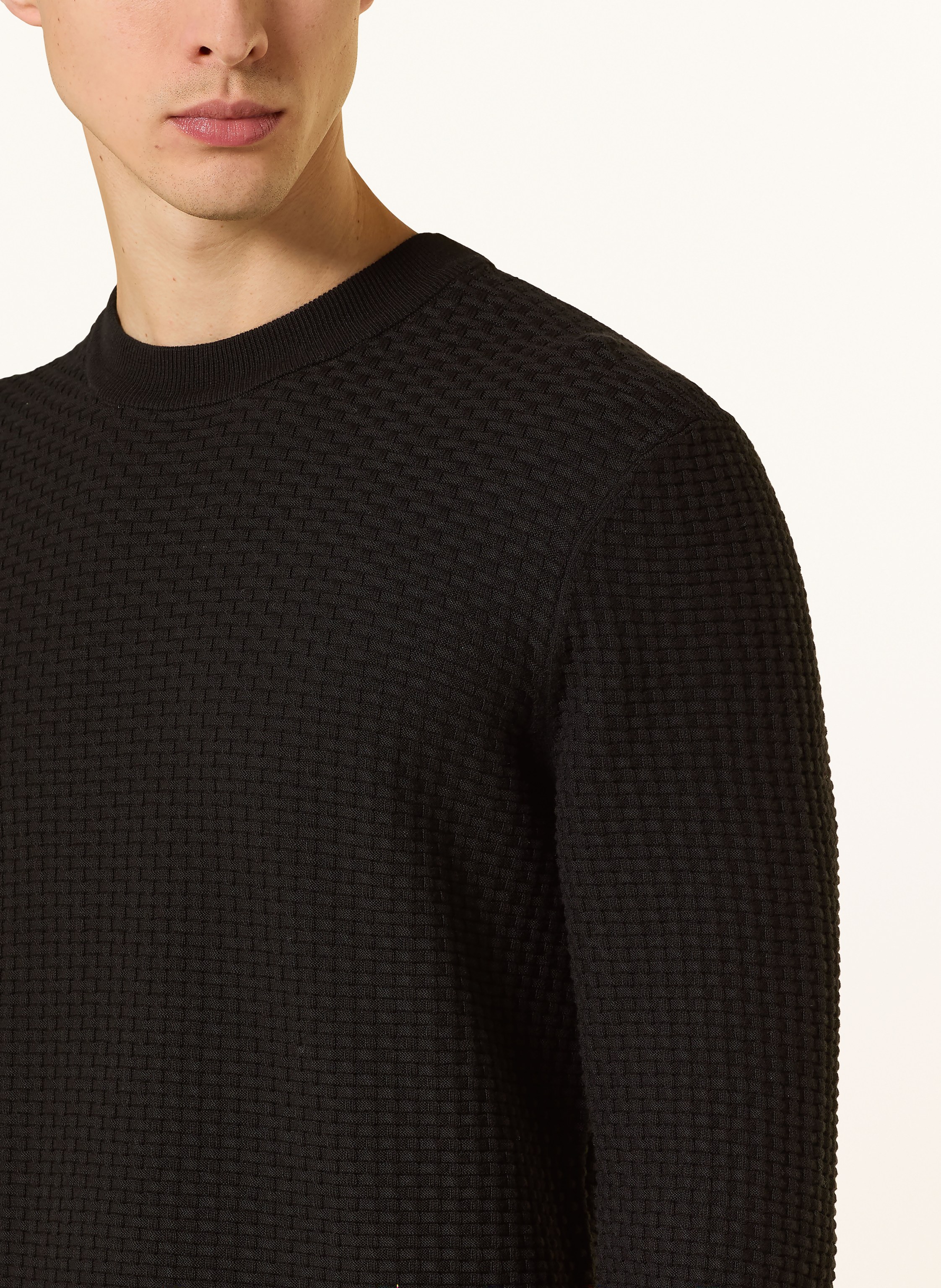 Thumbnail - Boss Pullover Imberto schwarz