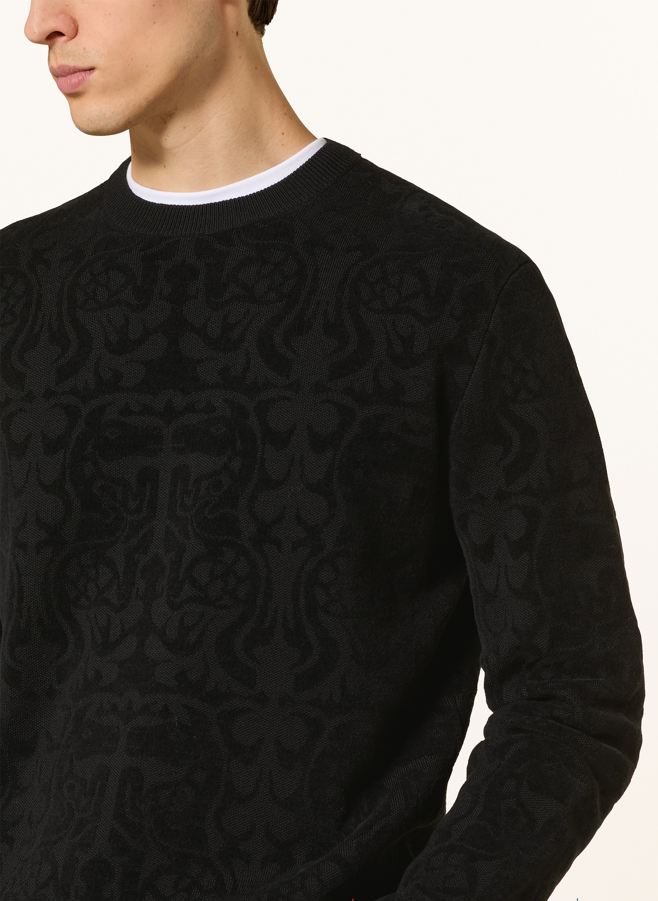 Thumbnail - Boss Pullover Bolin schwarz