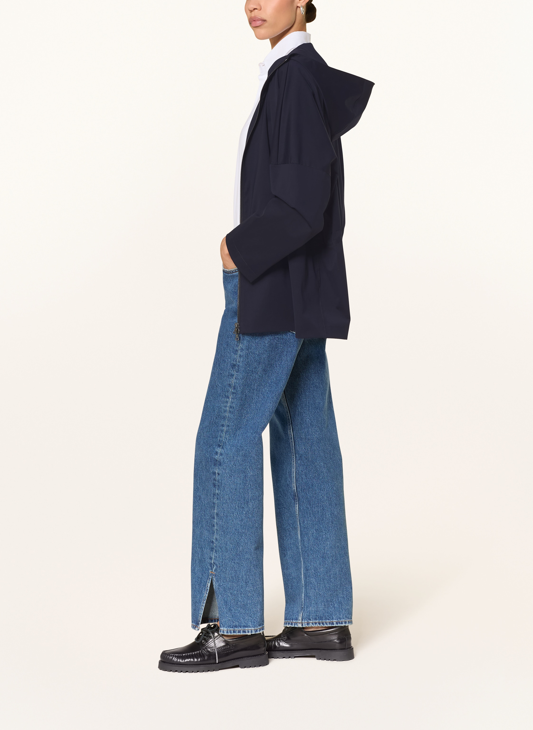 Thumbnail - Harris Wharf London Regenjacke blau