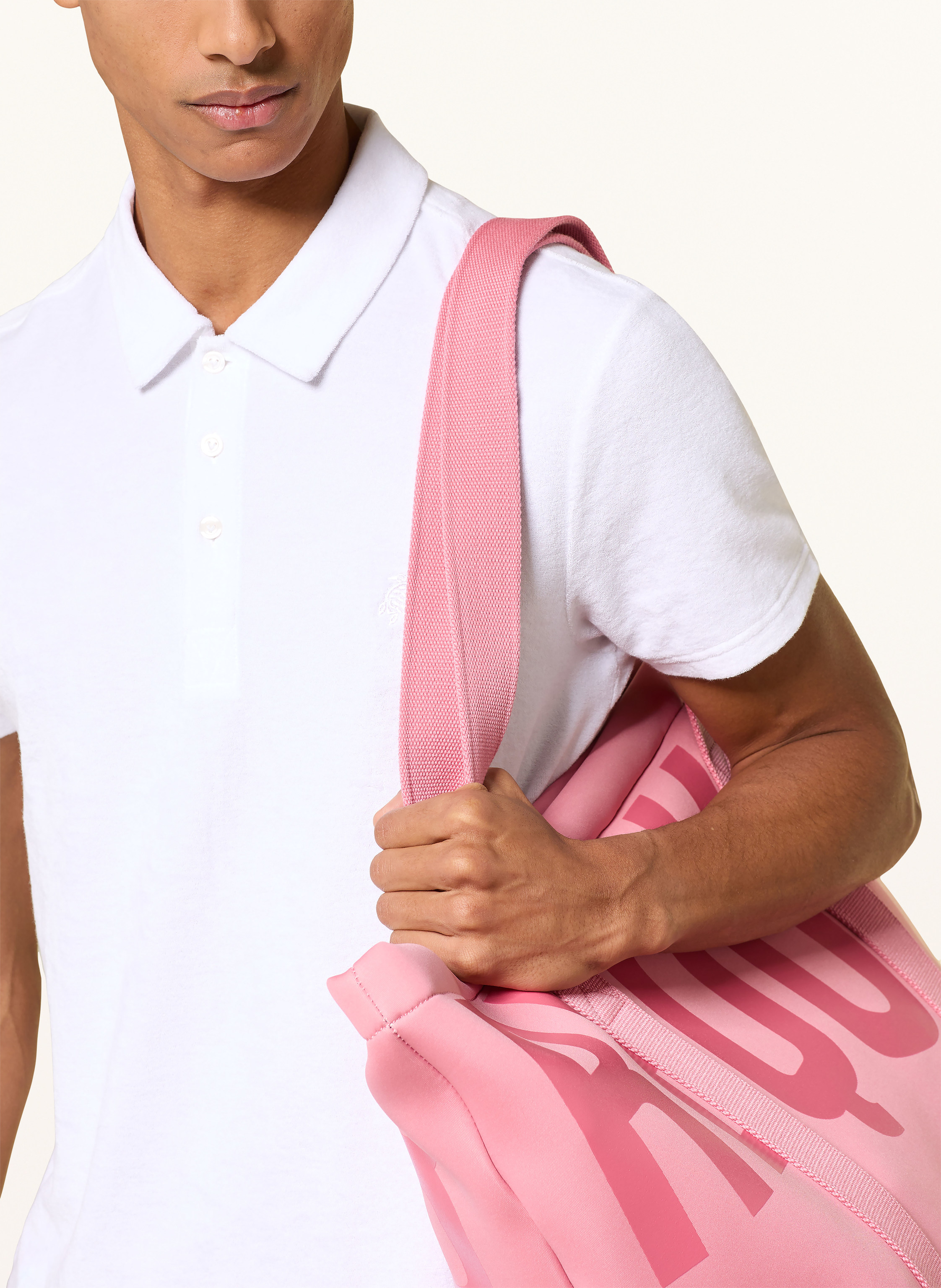 Thumbnail - Vilebrequin Frottee-Poloshirt Phoenix aq100 weiss