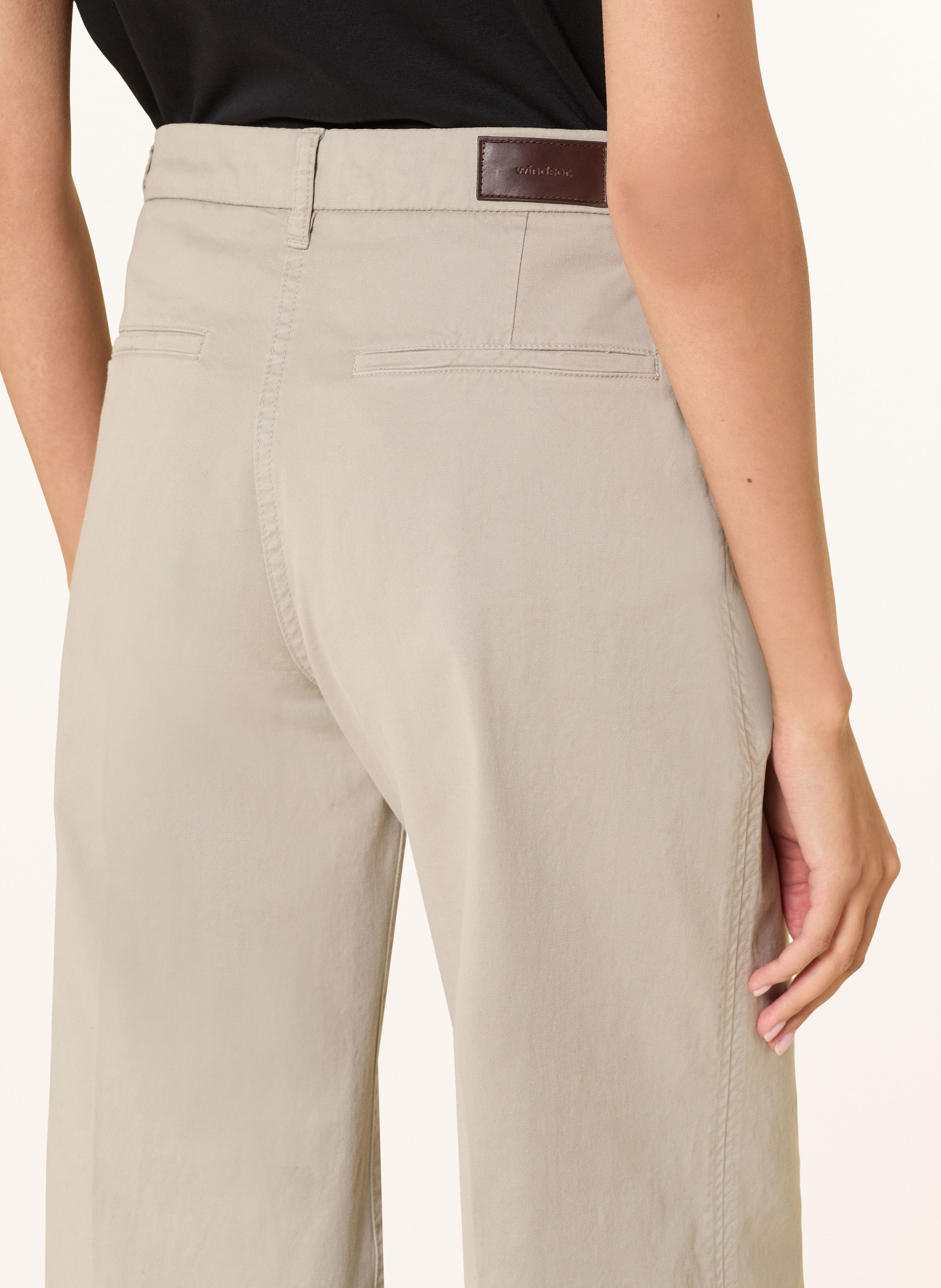 Thumbnail - Windsor. Marlenehose beige