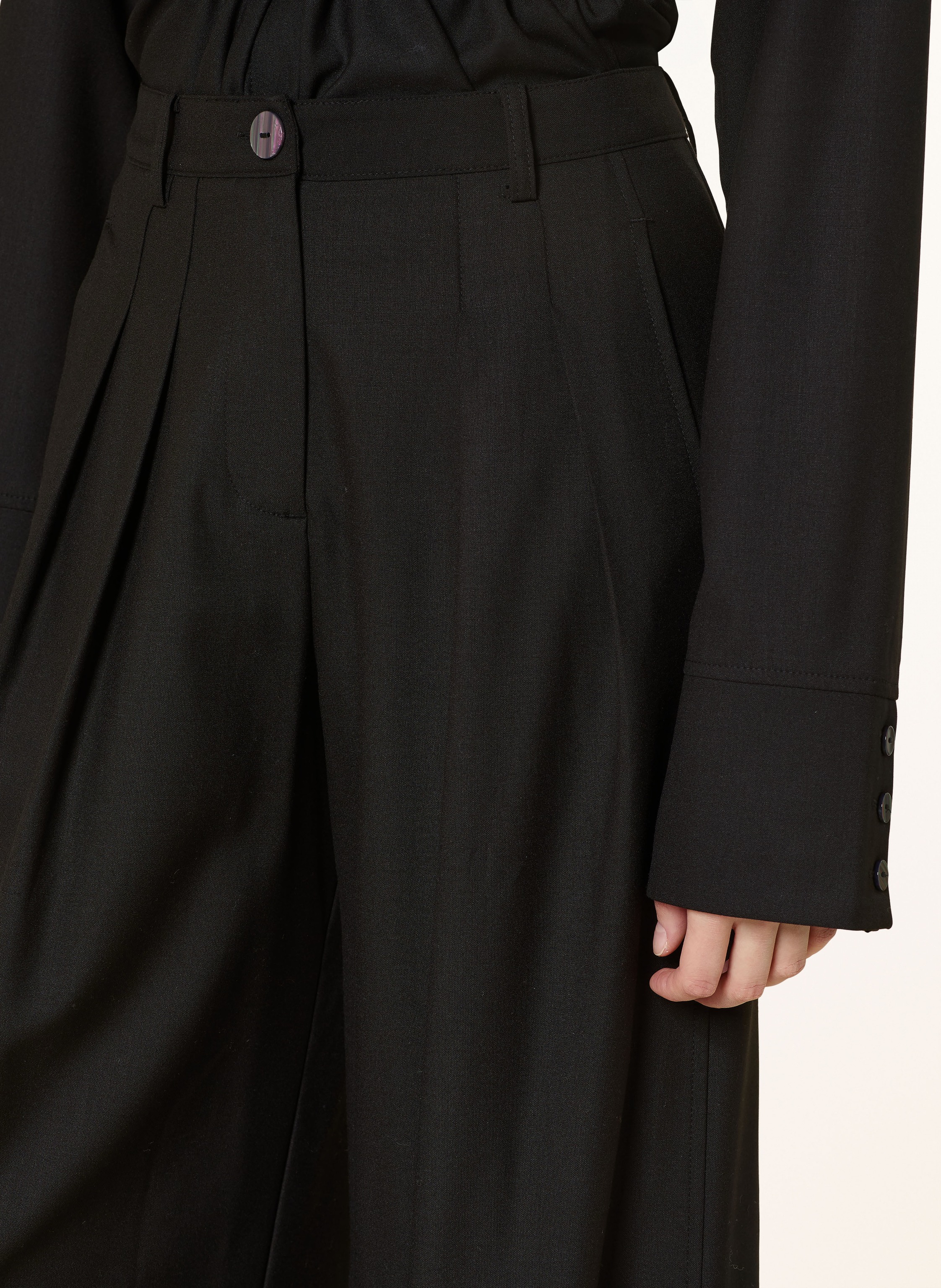 Thumbnail - Lezu Marlenehose Ada schwarz