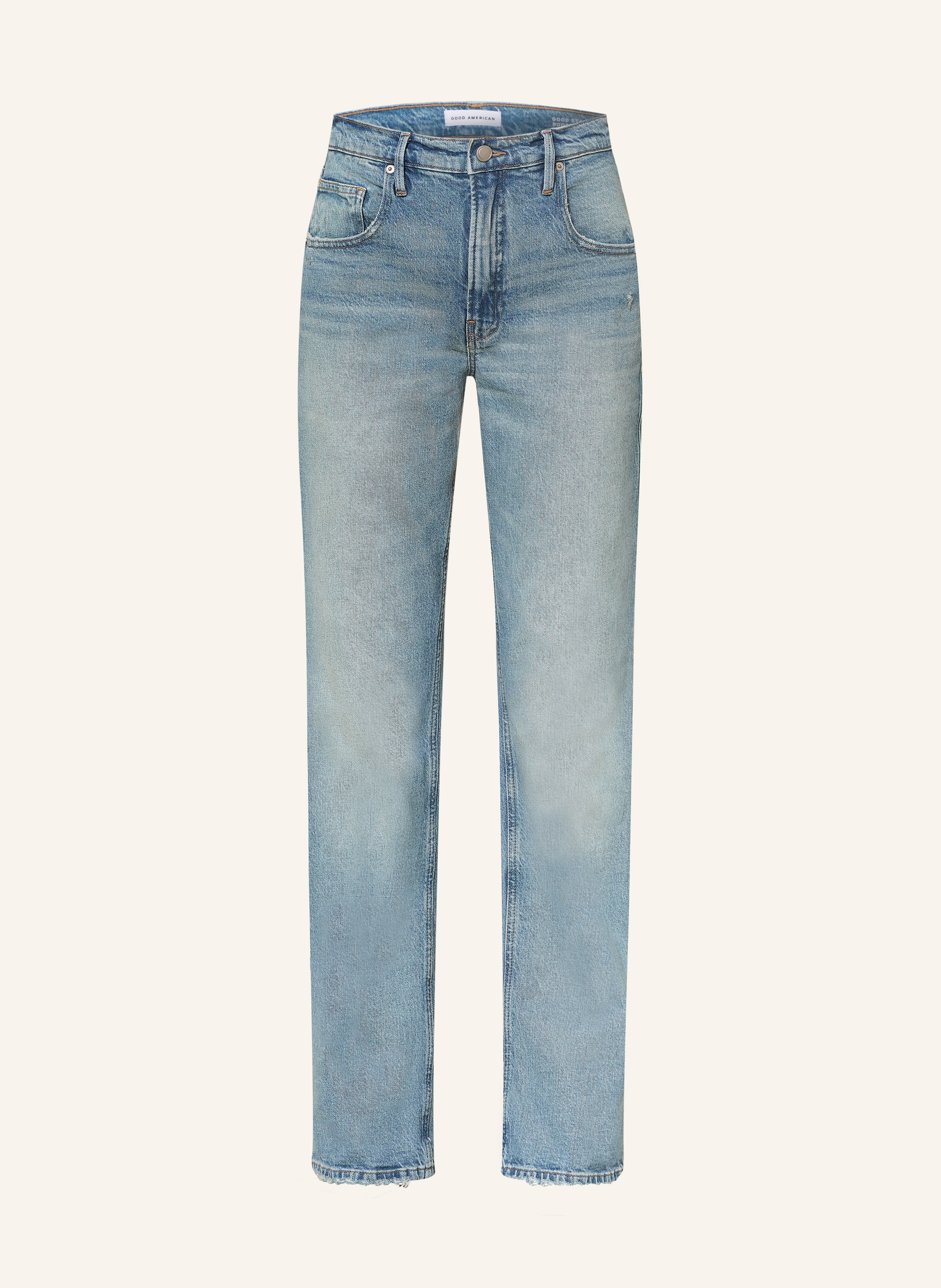 Good American Bootcut Jeans Good Standard blau
