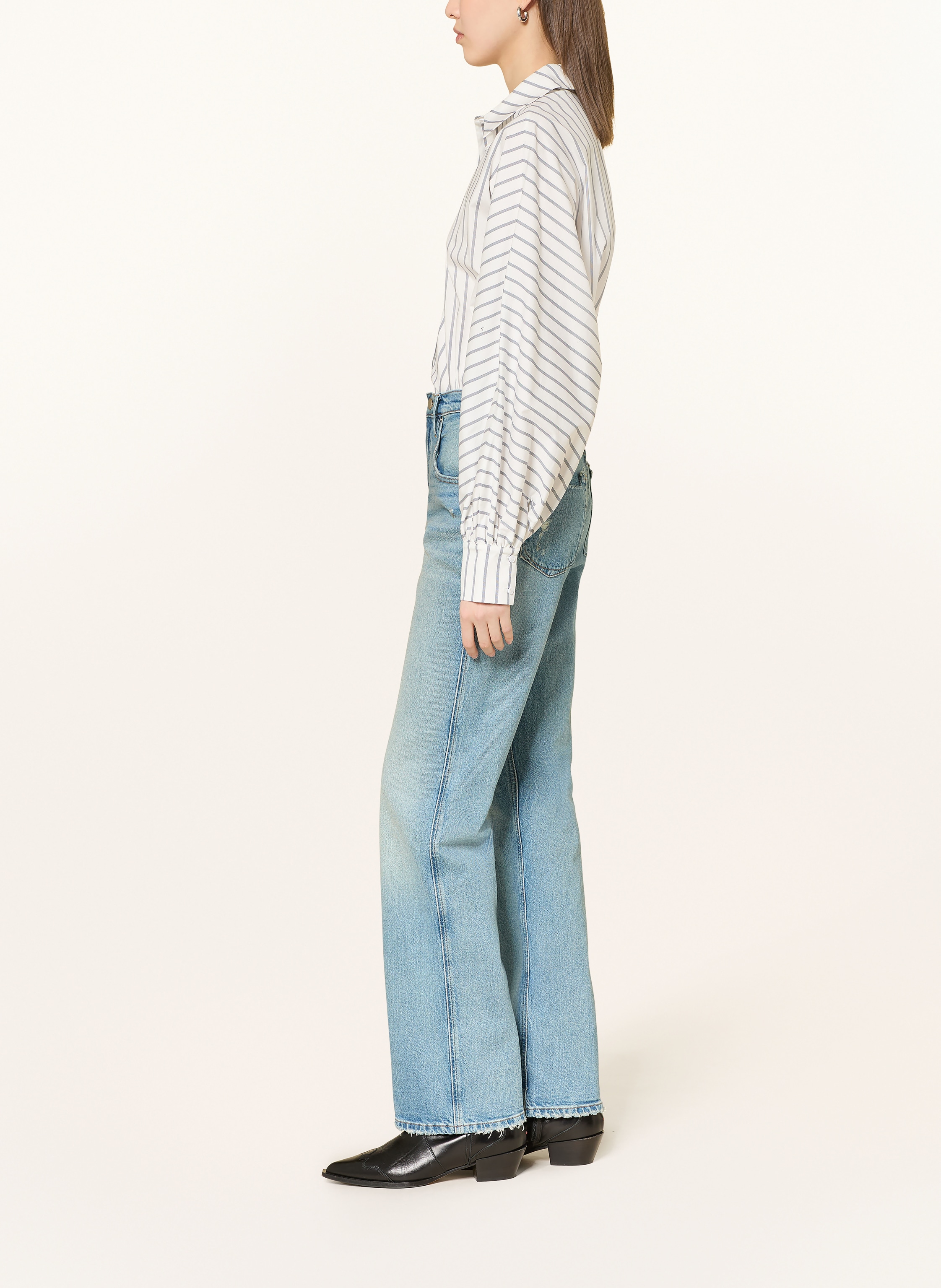 Thumbnail - Good American Bootcut Jeans Good Standard blau