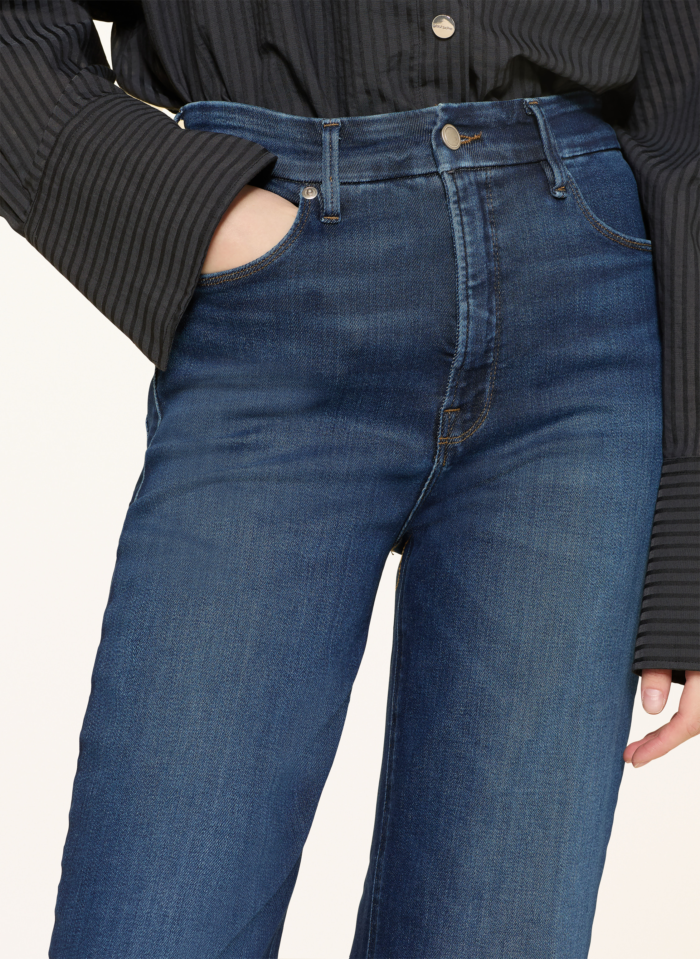 Thumbnail - Good American Straight Jeans blau