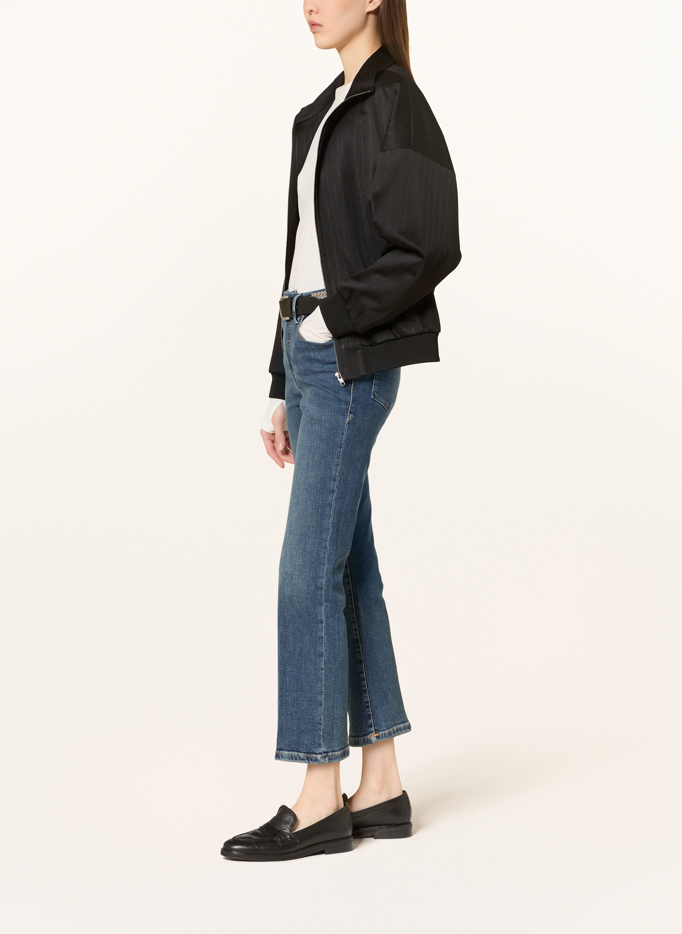 Thumbnail - Good American Straight Jeans Good Legs blau