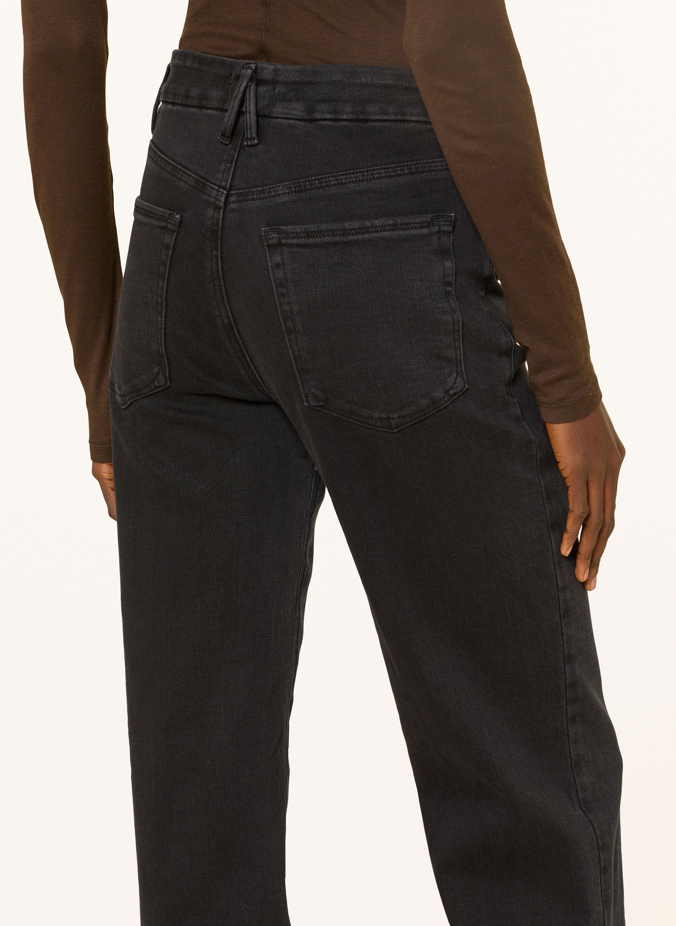 Thumbnail - Good American Straight Jeans Good True schwarz