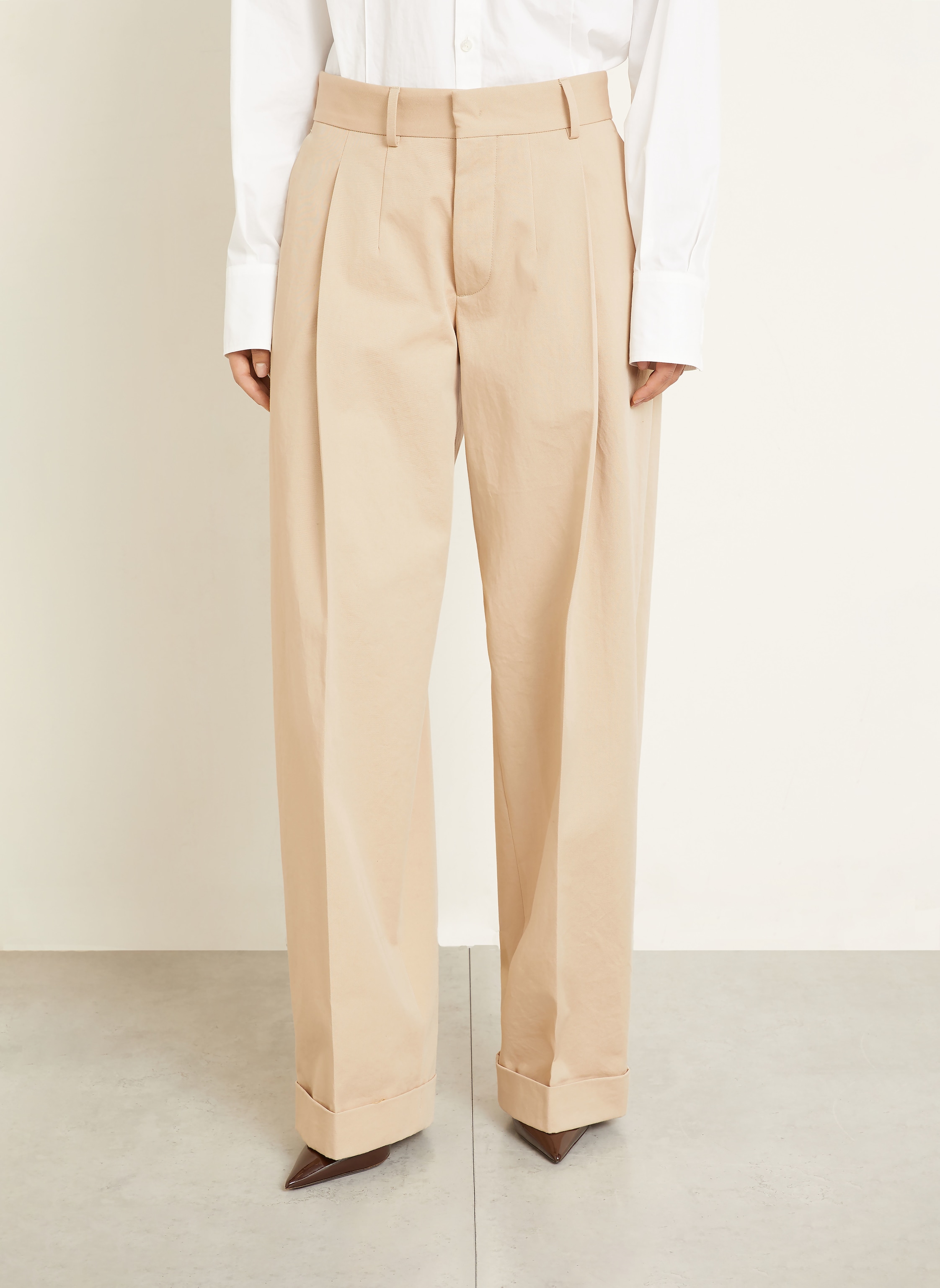 Thumbnail - dsquared2 Marlenehose Jen beige