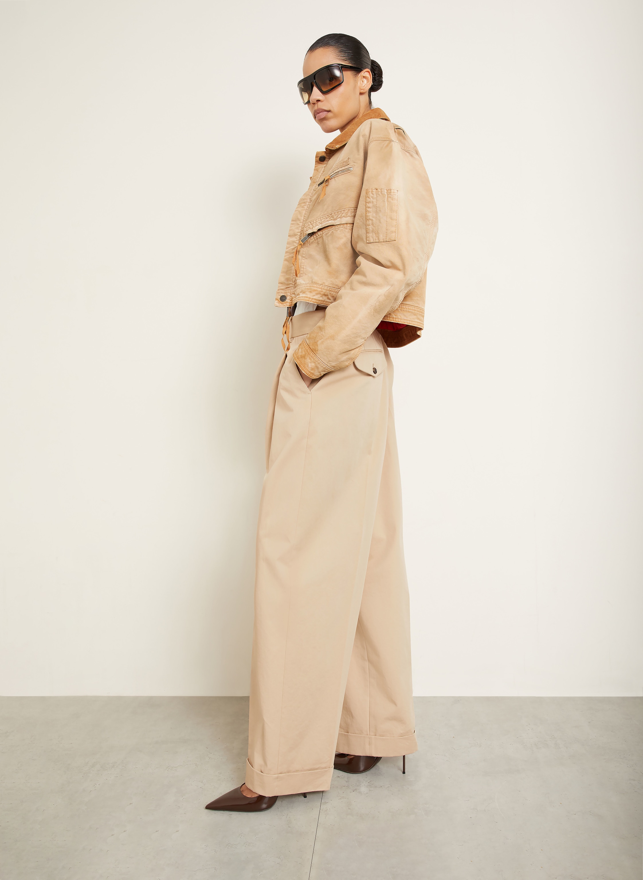 Thumbnail - dsquared2 Marlenehose Jen beige