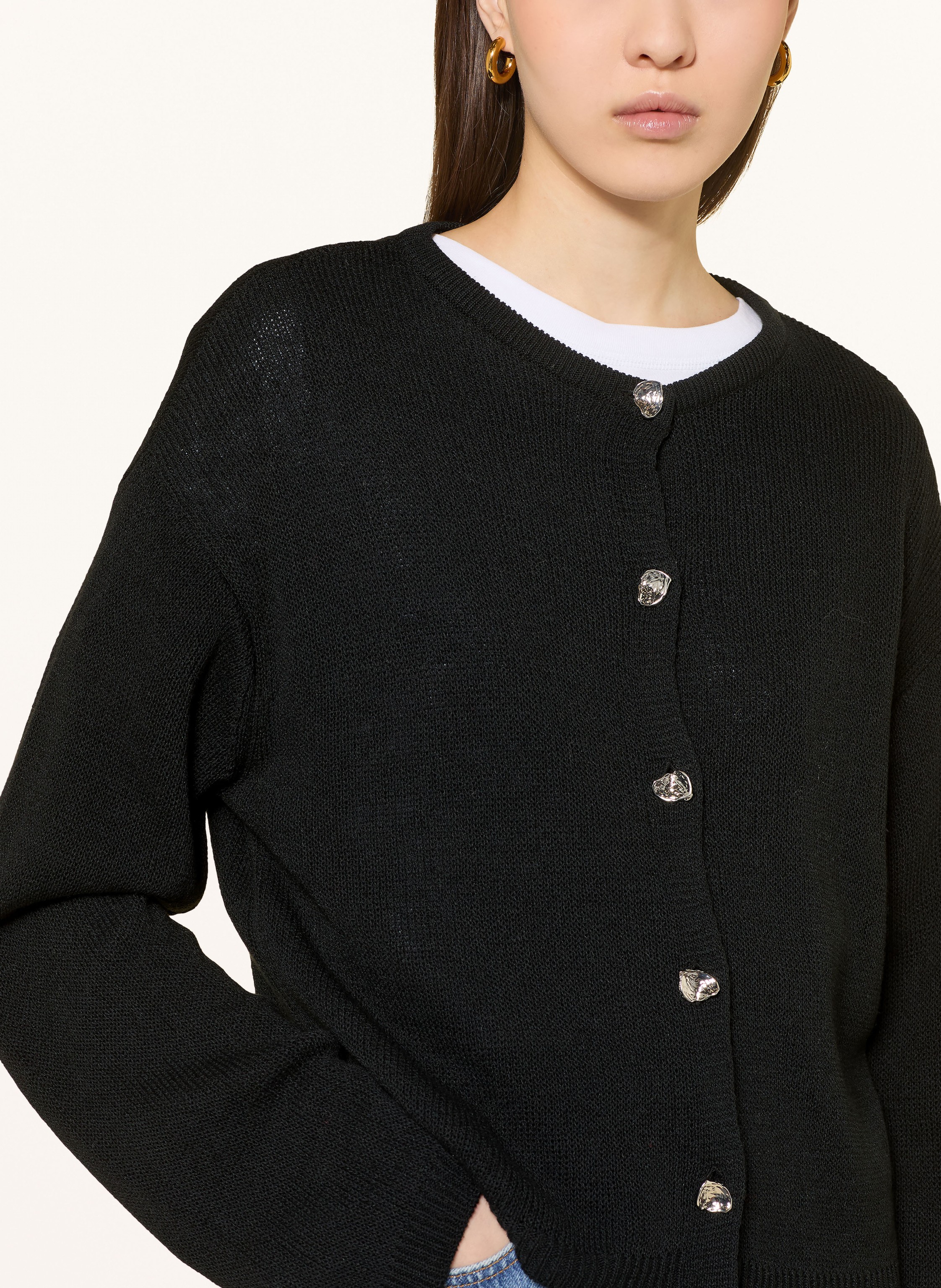 Thumbnail - Mrs & Hugs Strickjacke schwarz