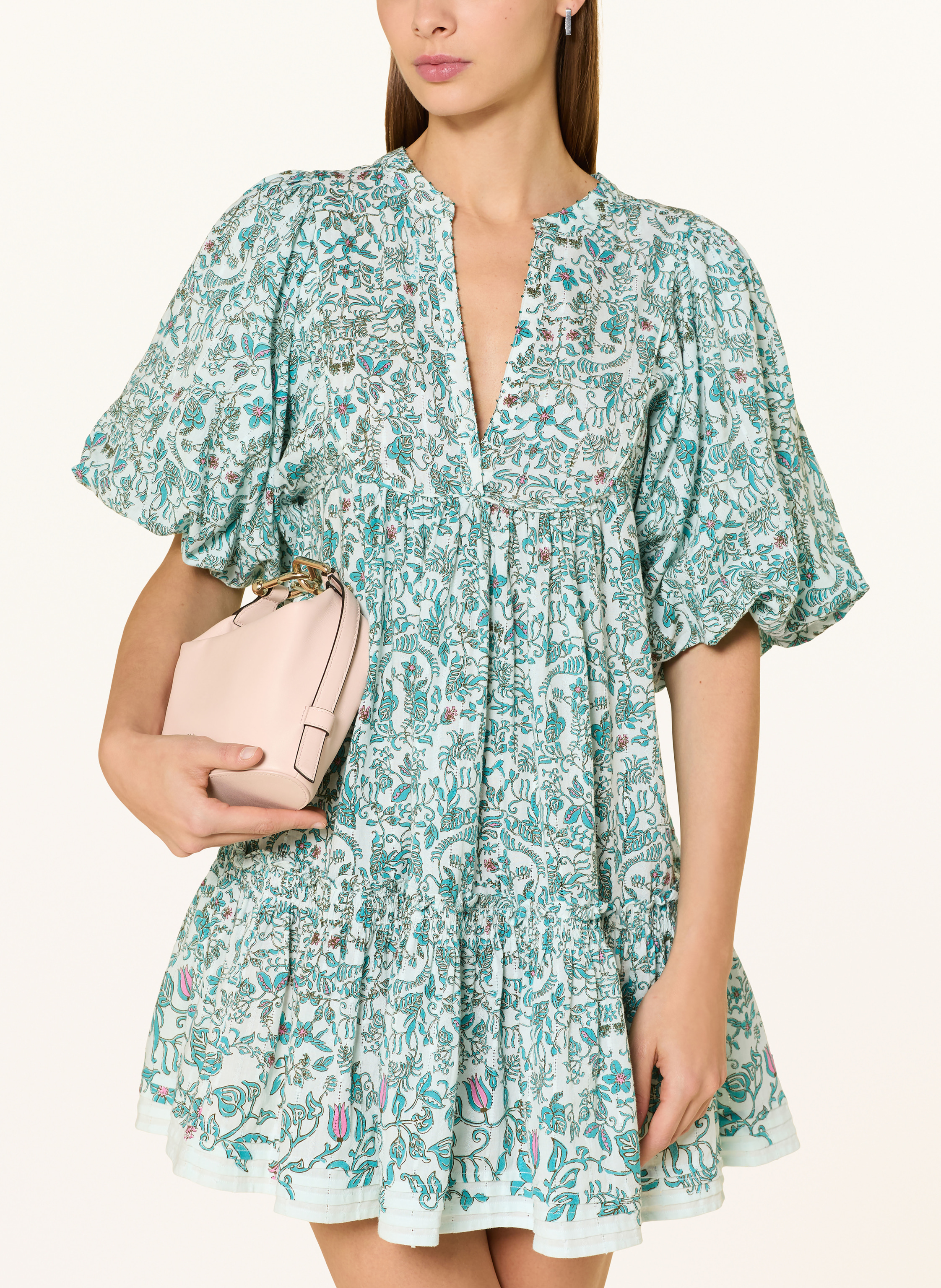 Thumbnail - Poupette St Barth Strandkleid Cruz gruen