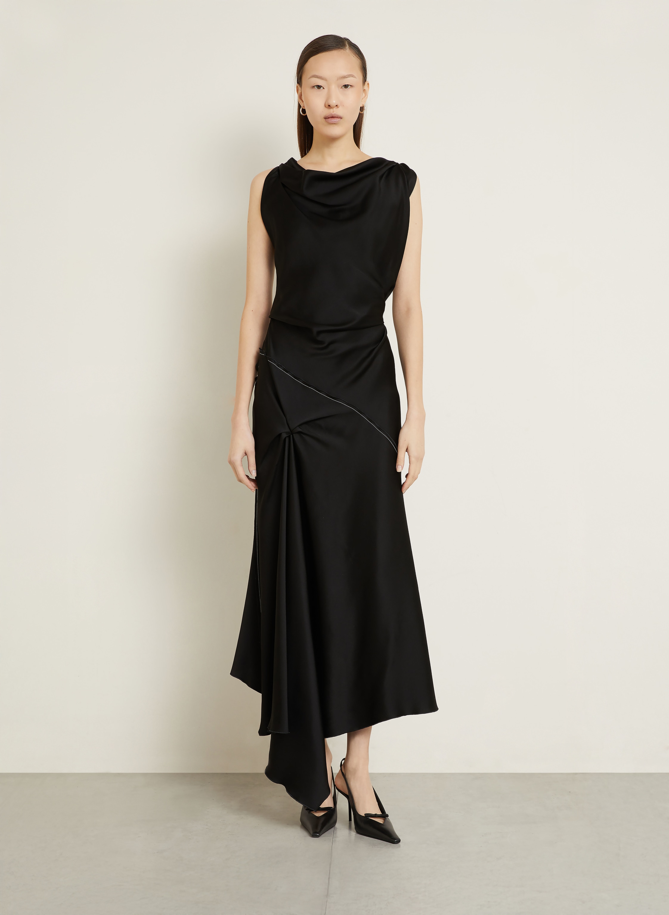 Thumbnail - Victoria Beckham Abendkleid schwarz