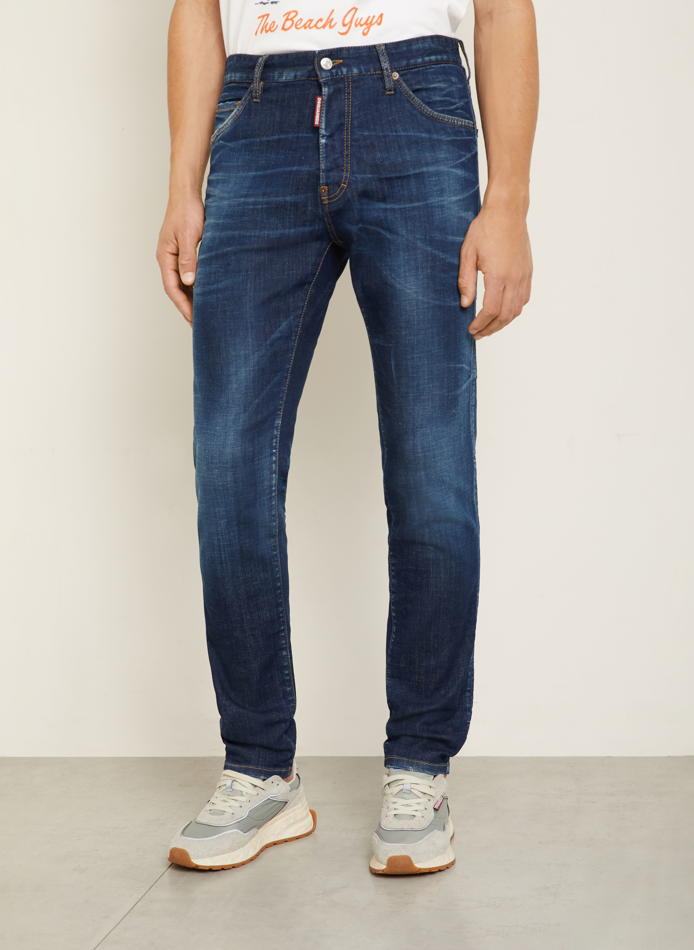 Thumbnail - dsquared2 Jeans Teddy Extra Slim Fit blau