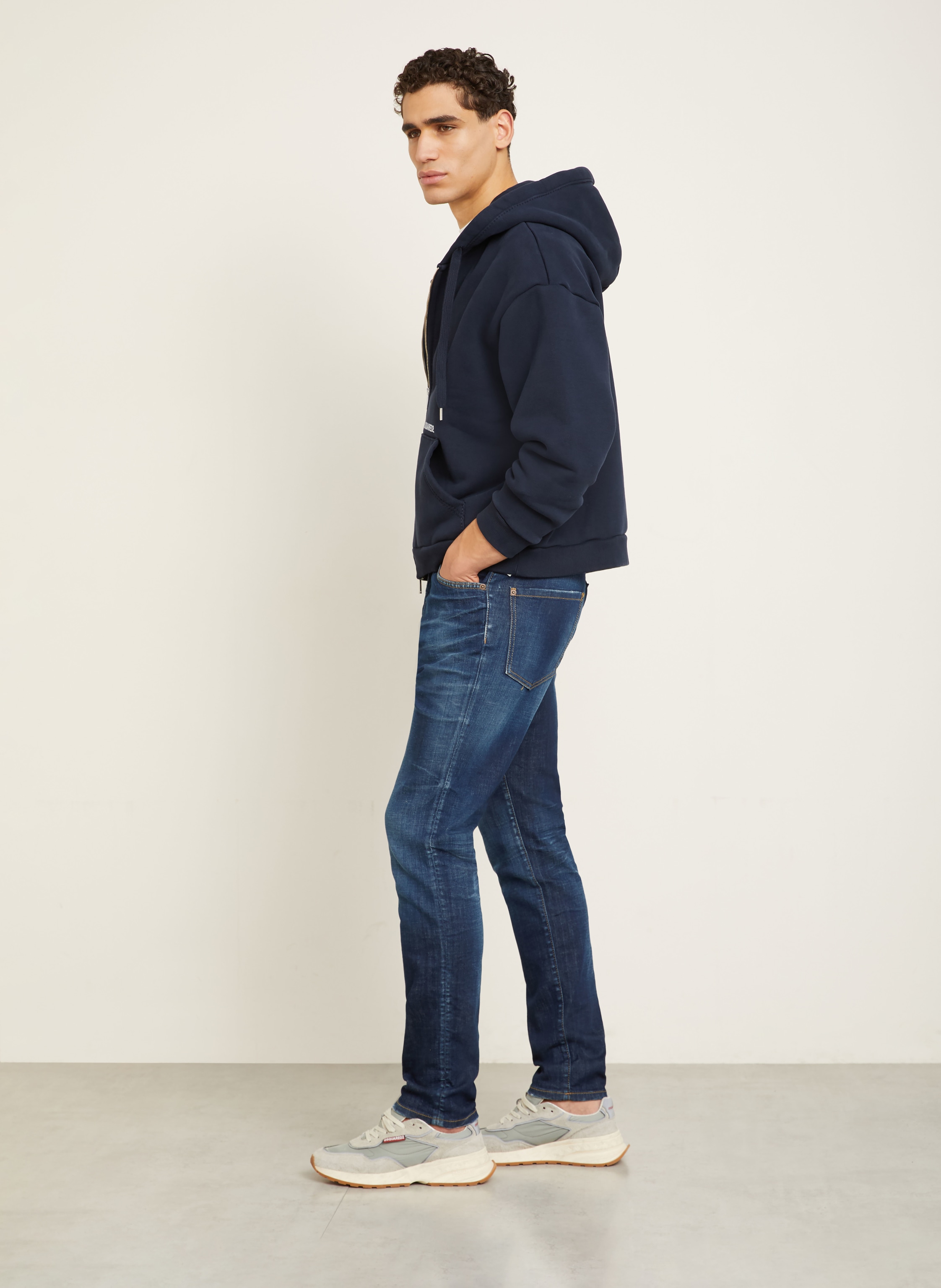 Thumbnail - dsquared2 Jeans Teddy Extra Slim Fit blau