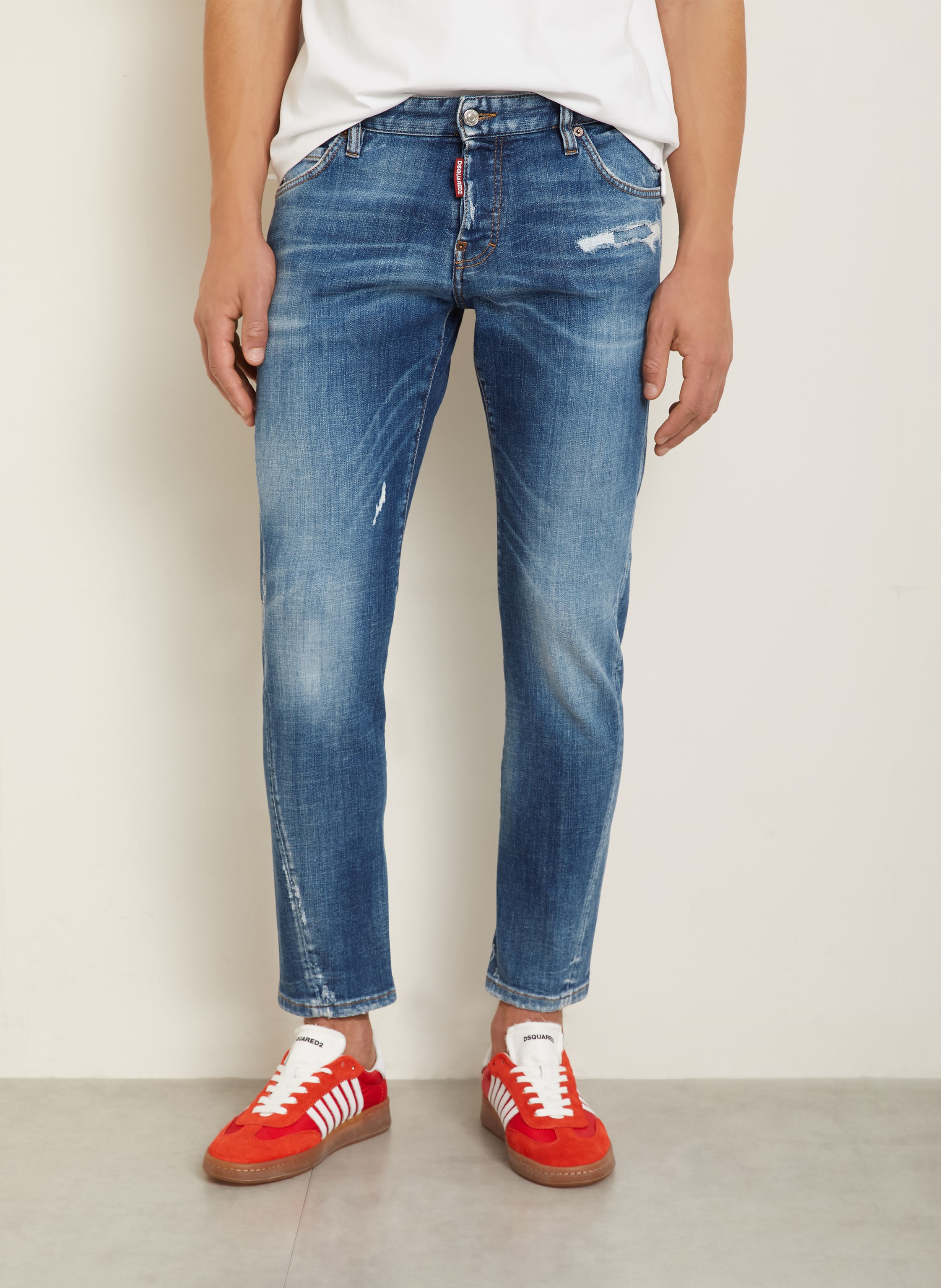 Thumbnail - dsquared2 Jeans Slim Twst Extra Slim Fit blau