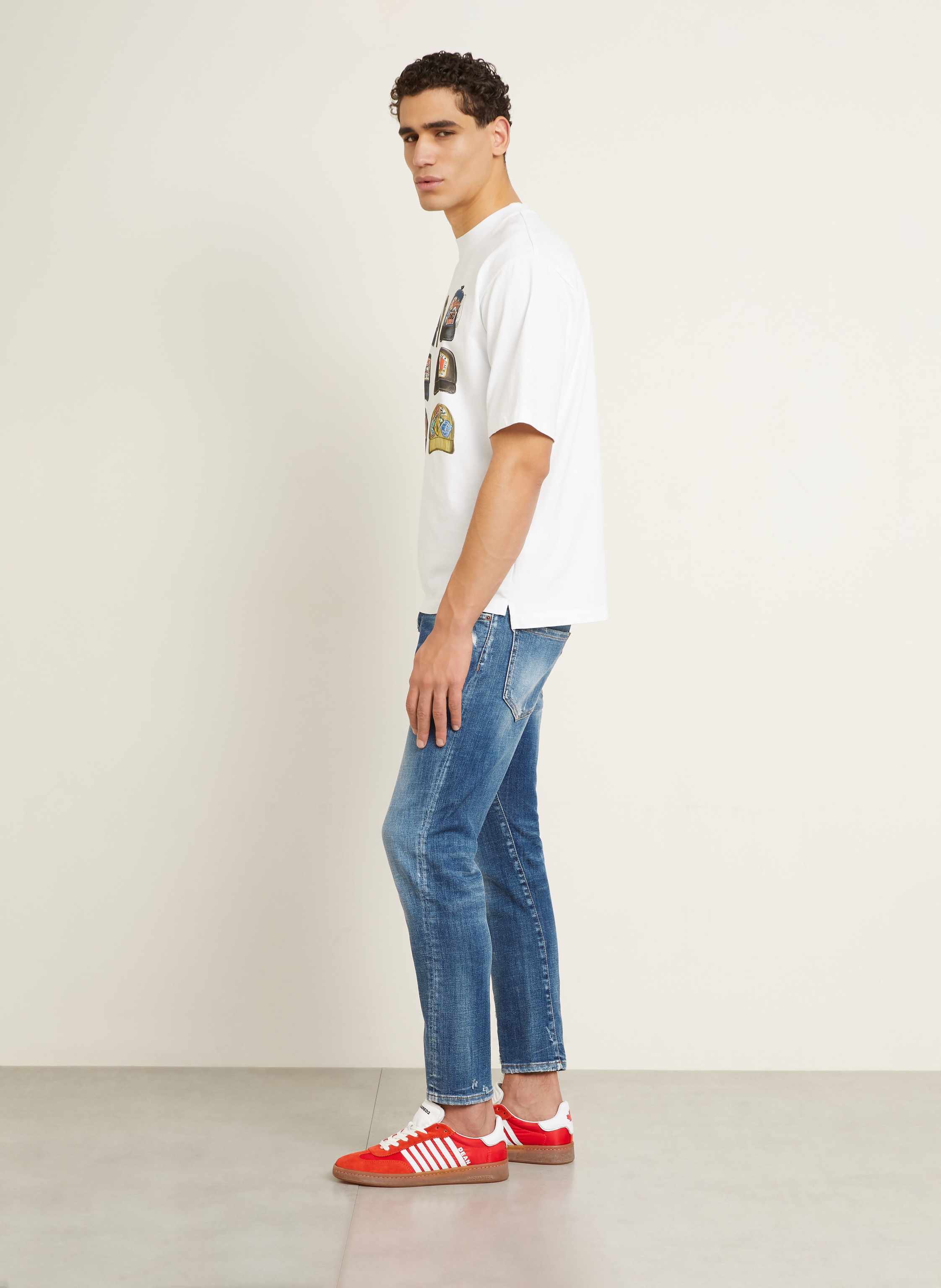 Thumbnail - dsquared2 Jeans Slim Twst Extra Slim Fit blau