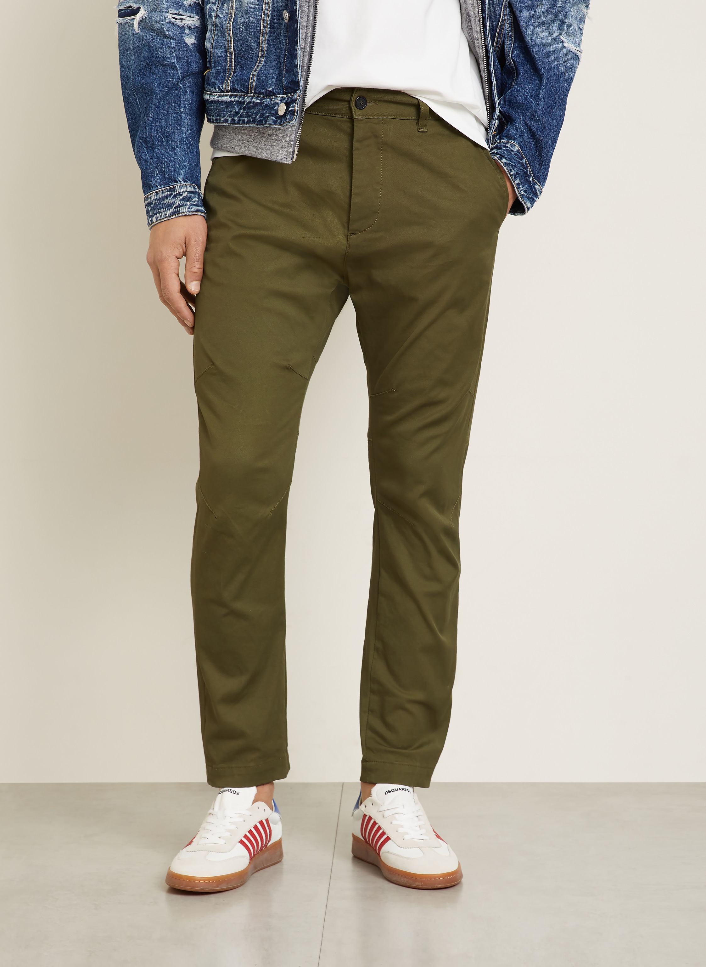 Thumbnail - dsquared2 Chino Slim Fit gruen