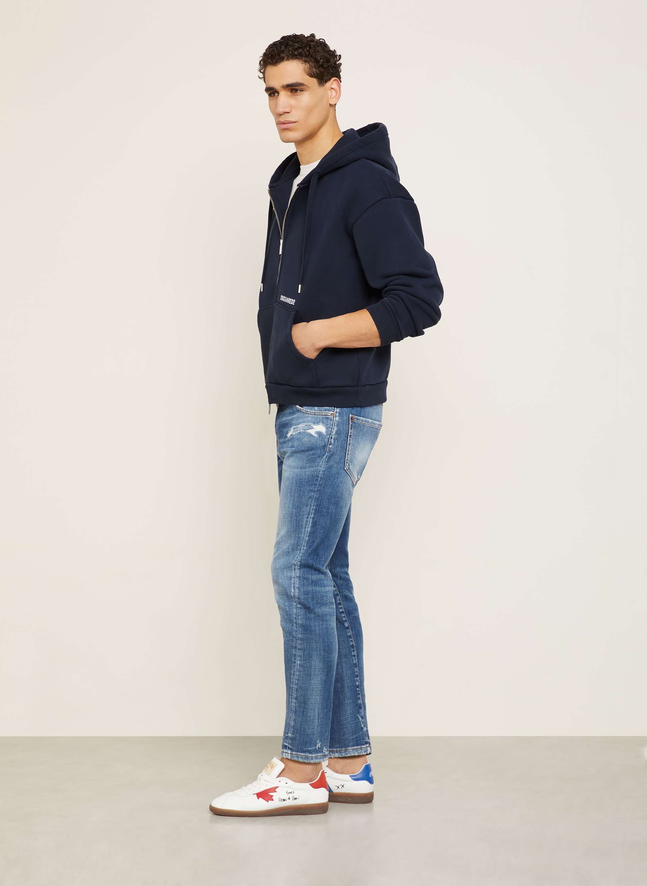 Thumbnail - dsquared2 Sweatjacke blau