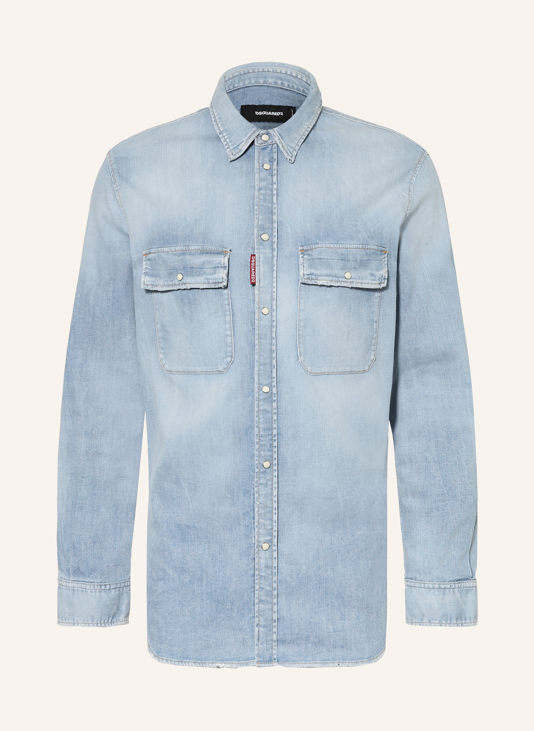 DSQUARED2 dsquared2 Jeanshemd Regular Fit blau in HELLBLAU